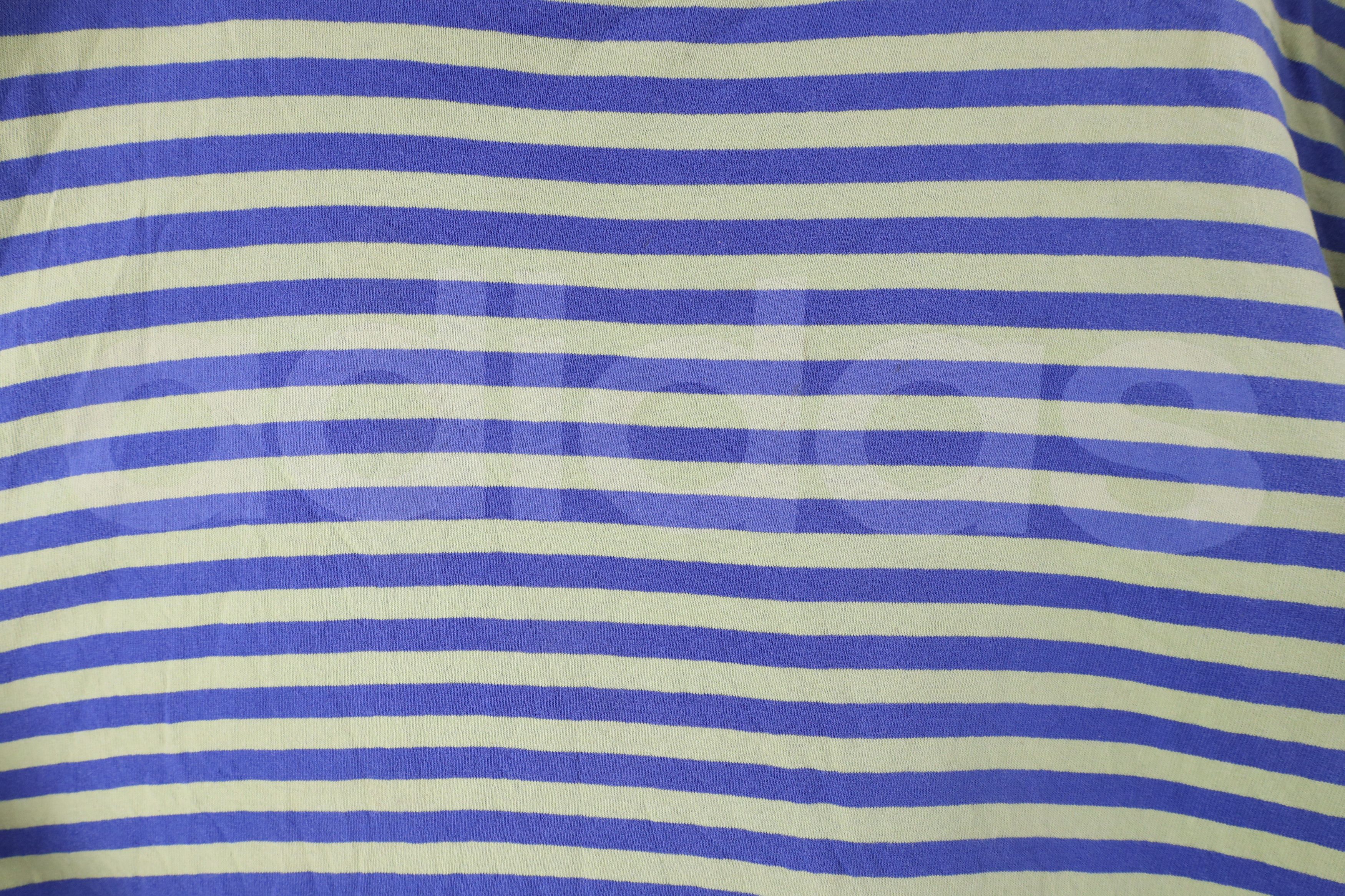 Adidas × Vintage Vintage 90s Adidas Out Striped Short Sleeve T-Shirt USA Size US L / EU 52-54 / 3 - 4 Thumbnail