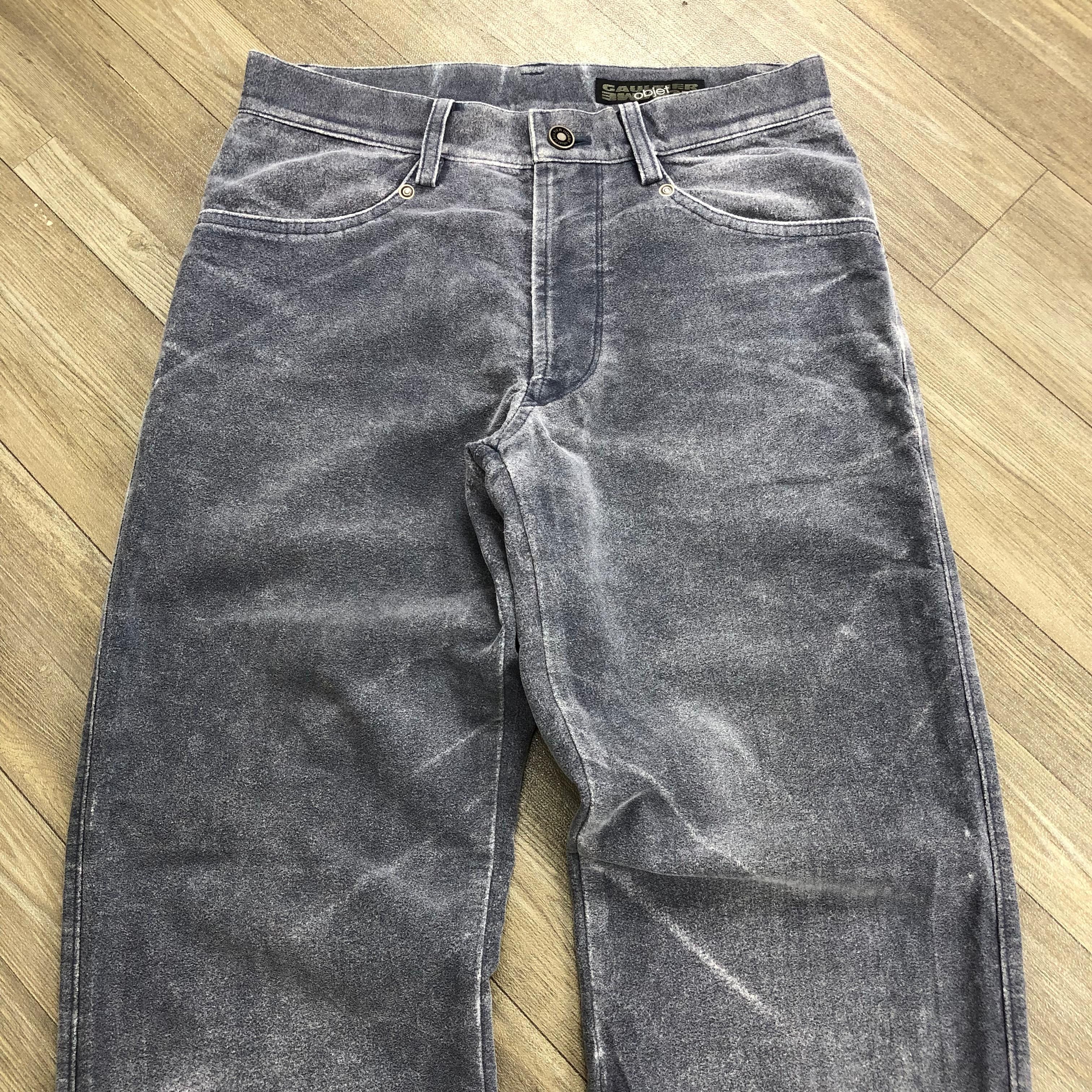 Gaultier Homme Objet 2000s Gaultier Homme Objet Faded Lgb Style Denim Jeans Size US 30 / EU 46 - 2 Thumbnail