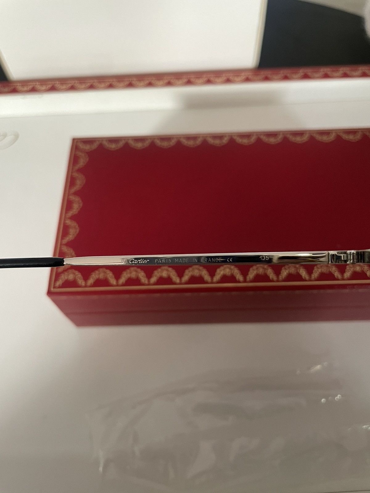 Cartier × Vintage Deadstock Vintage Cartier Scala Sunglasses (Full Set) Size ONE SIZE - 3 Thumbnail
