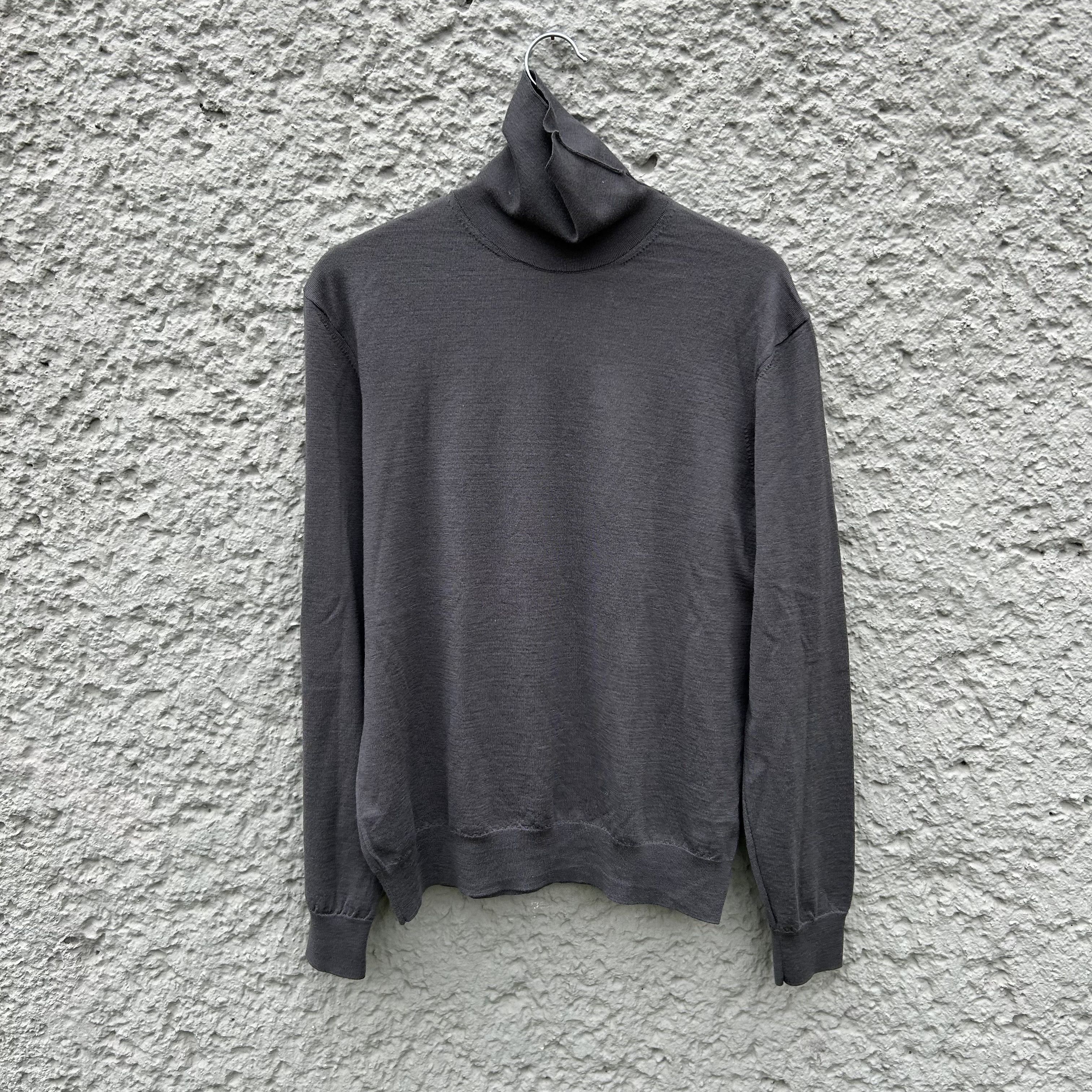 Christophe Lemaire × Lemaire Lemaire Grey Wool Turtleneck Sweater Top Size US M / EU 48-50 / 2 - 1 Thumbnail