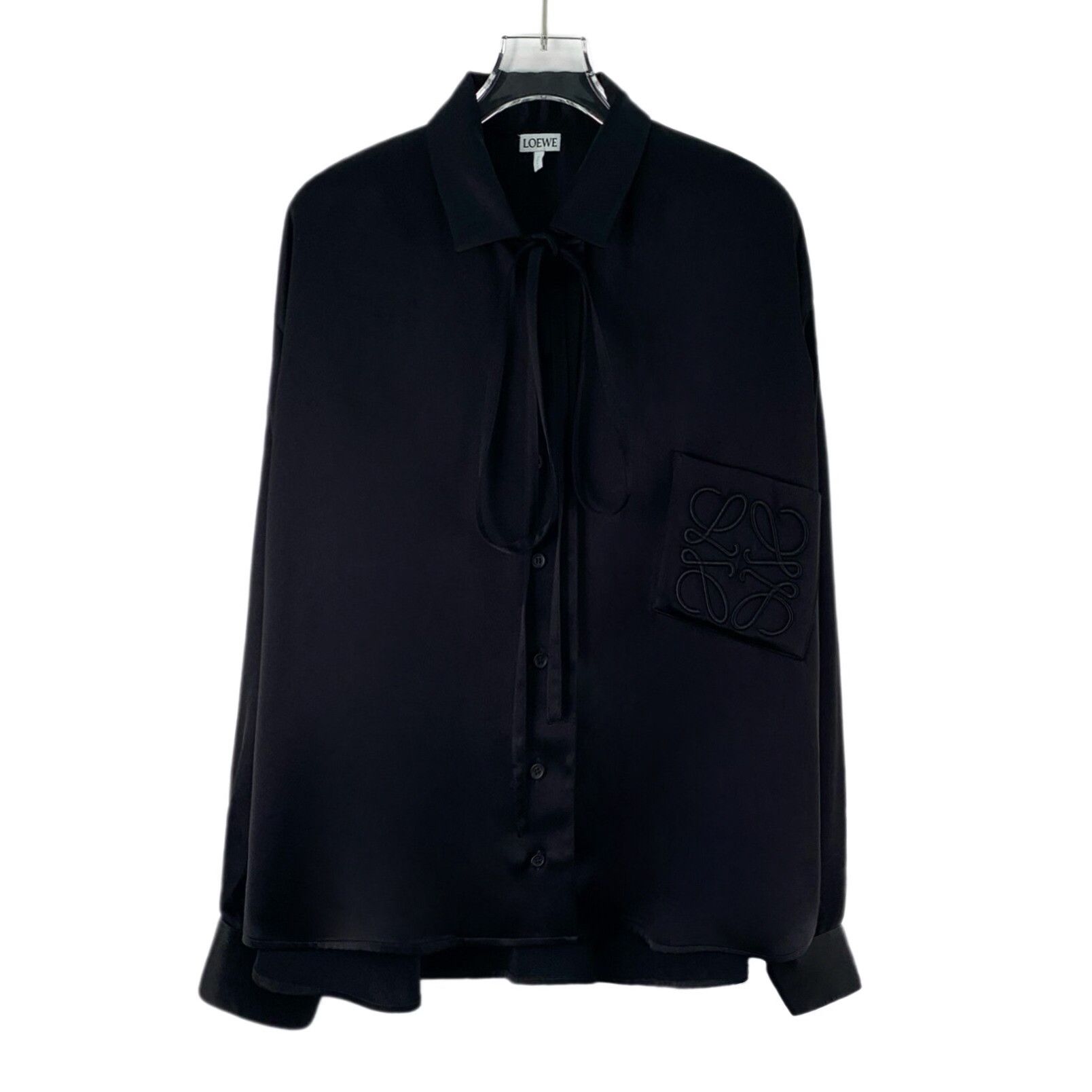 Loewe Loewe Retro Embroidered Black Button Up M Women Size M / US 6-8 / IT 42-44 - 1 Thumbnail
