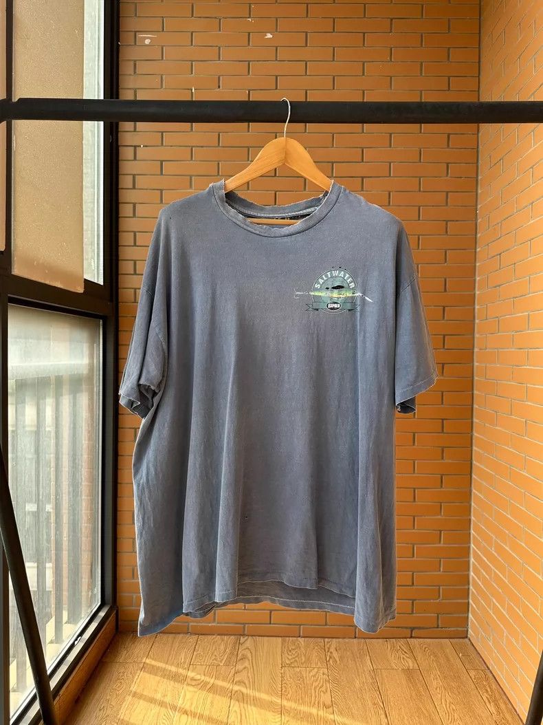 Vintage Vintage T-shirt 90s Saltwater 2505-Nextarrow Size US XL / EU 56 / 4 - 2 Thumbnail
