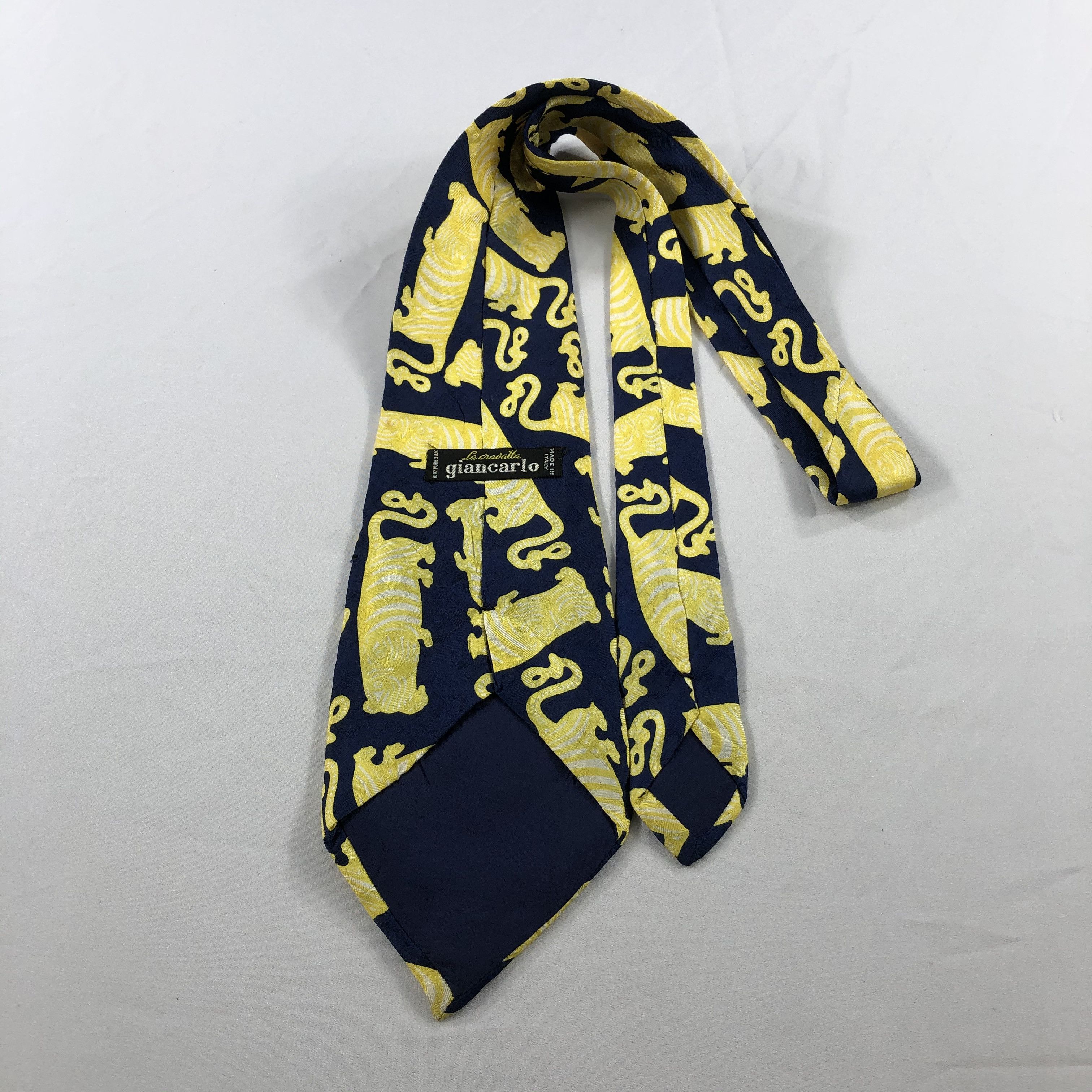 Vintage Giancarlo Silk Neck Ties T114 Size ONE SIZE - 2 Thumbnail