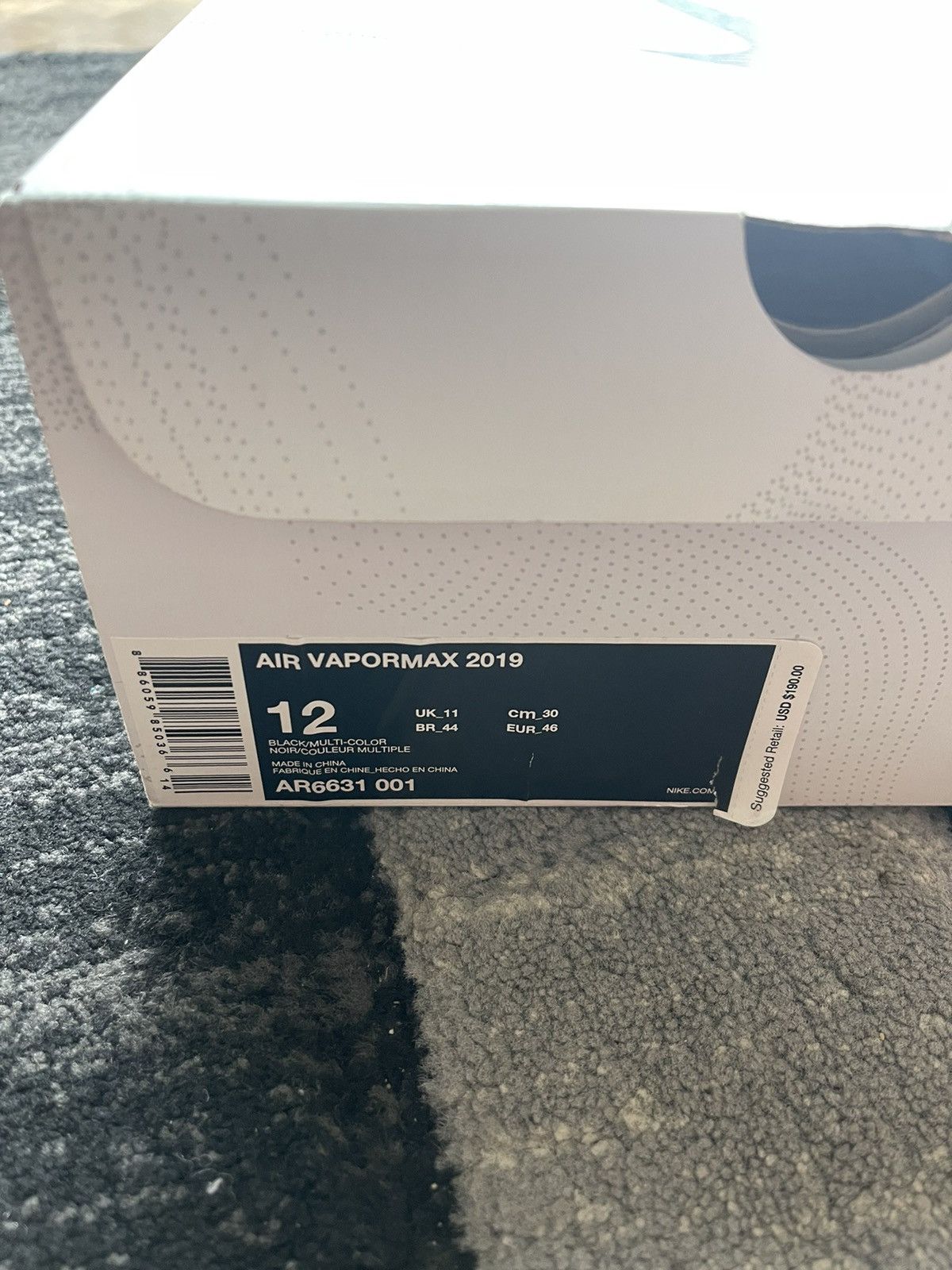 Nike 2019 Nike Air VaporMax Throwback Future Size US 12 / EU 45 - 9 Thumbnail