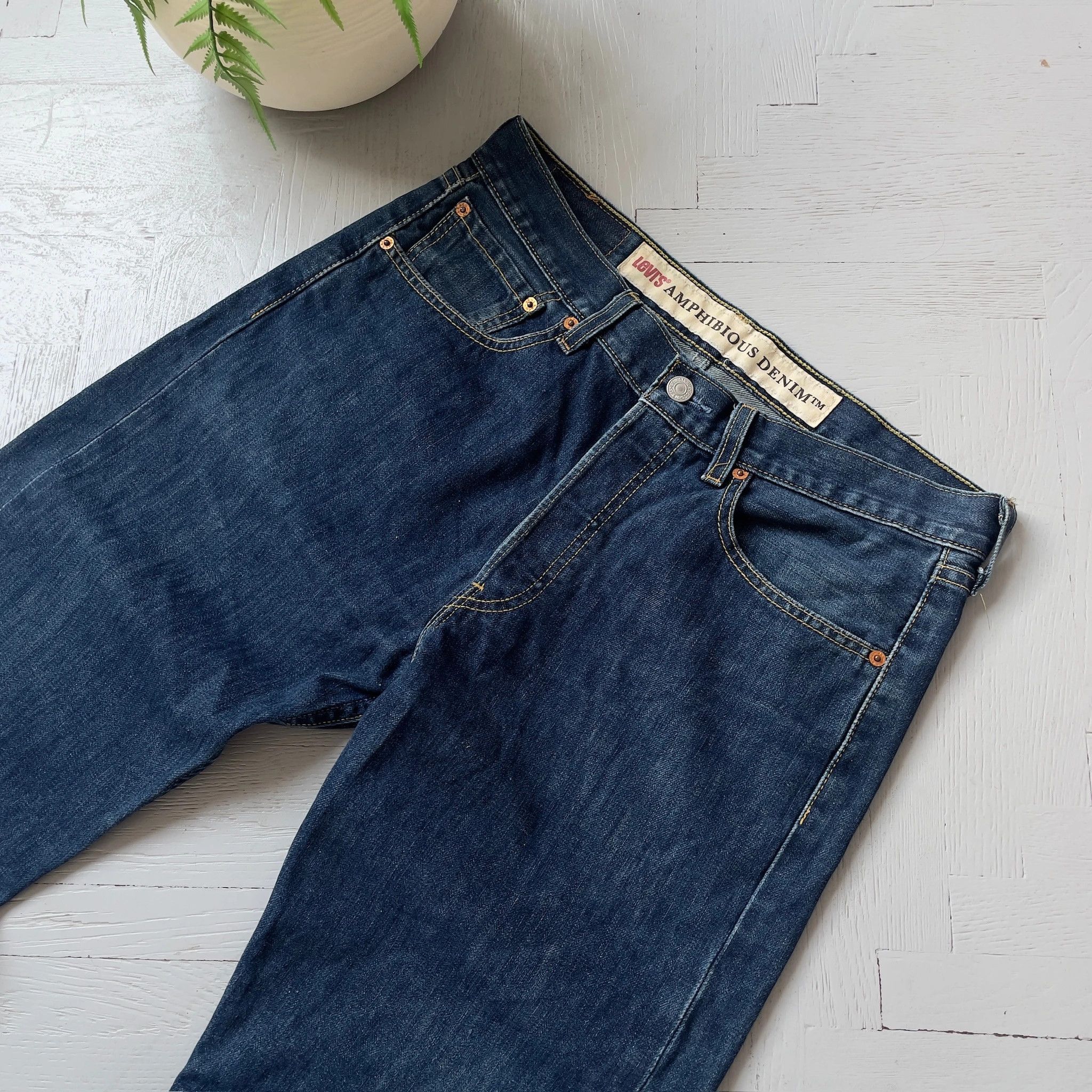 Levi's Vintage Clothing Vintage Levi's 501 Straight Fit Blue Denim Jeans Size US 32 / EU 48 - 5 Thumbnail