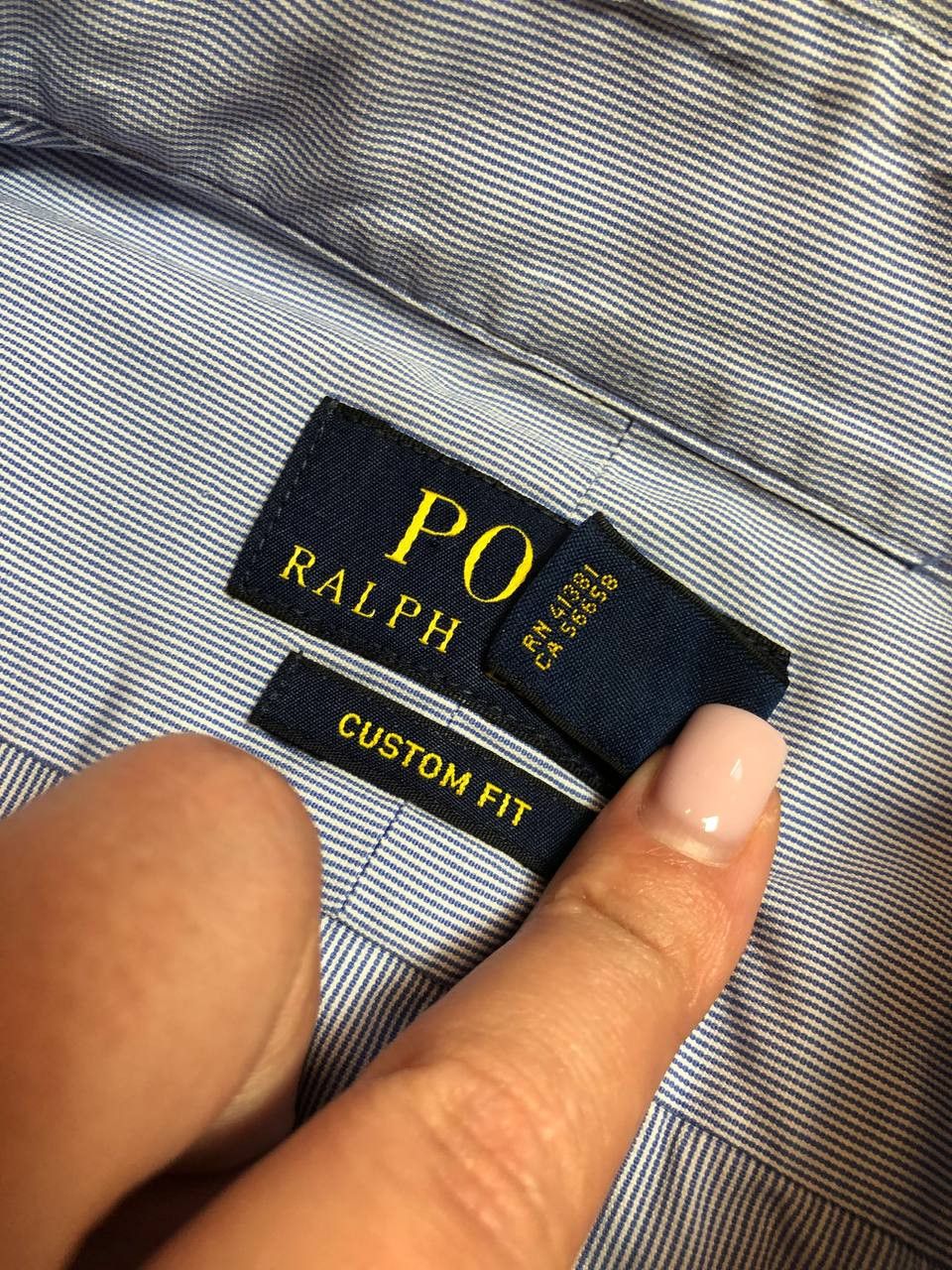 Polo Ralph Lauren Vintage Polo Ralph Lauren Custom Fit Button Up Shirt Size US L / EU 52-54 / 3 - 3 Thumbnail