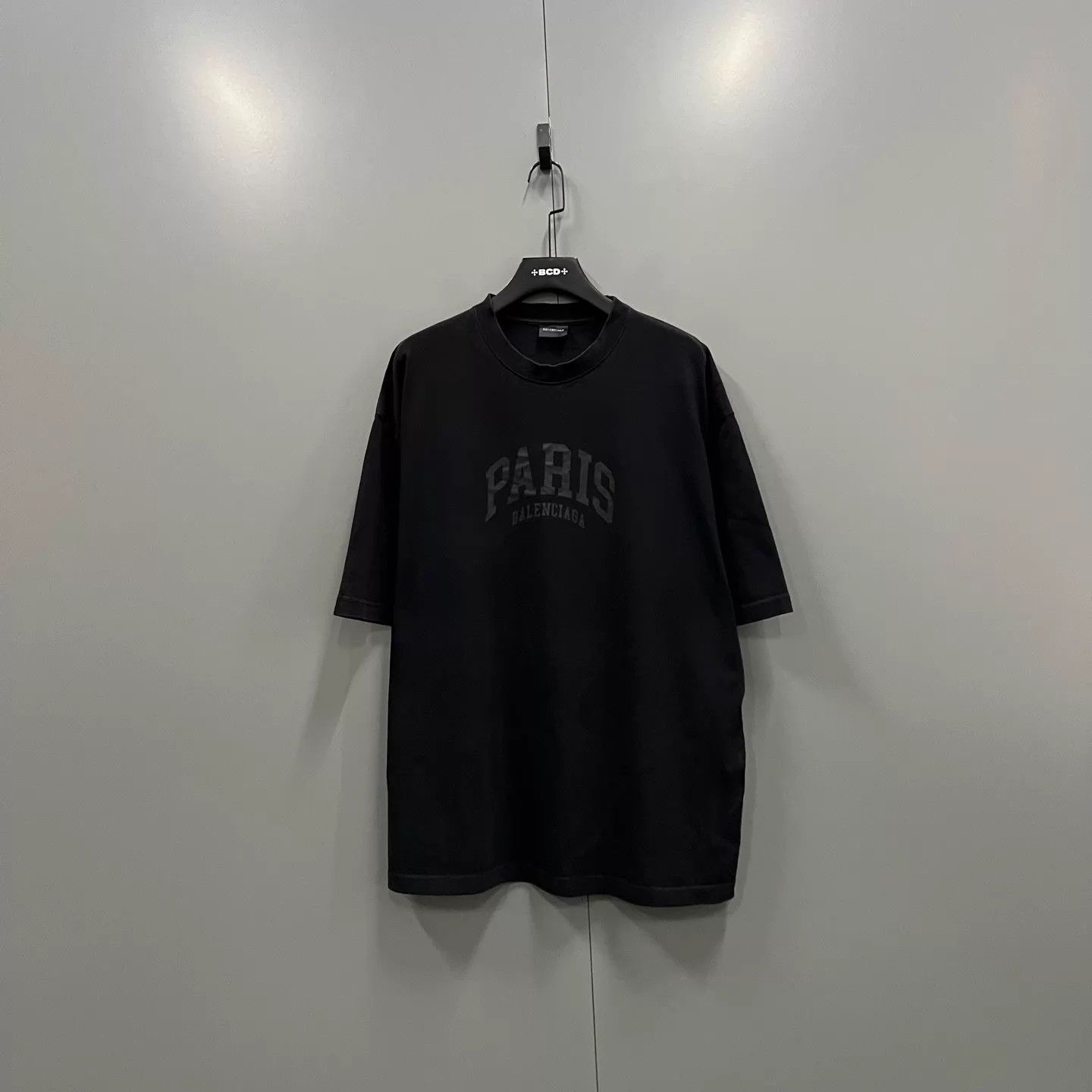 Balenciaga Balenciaga Black Print Logo Short Sleeve T-shirt XL Size XL / US 12-14 / IT 48-50 - 1 Thumbnail