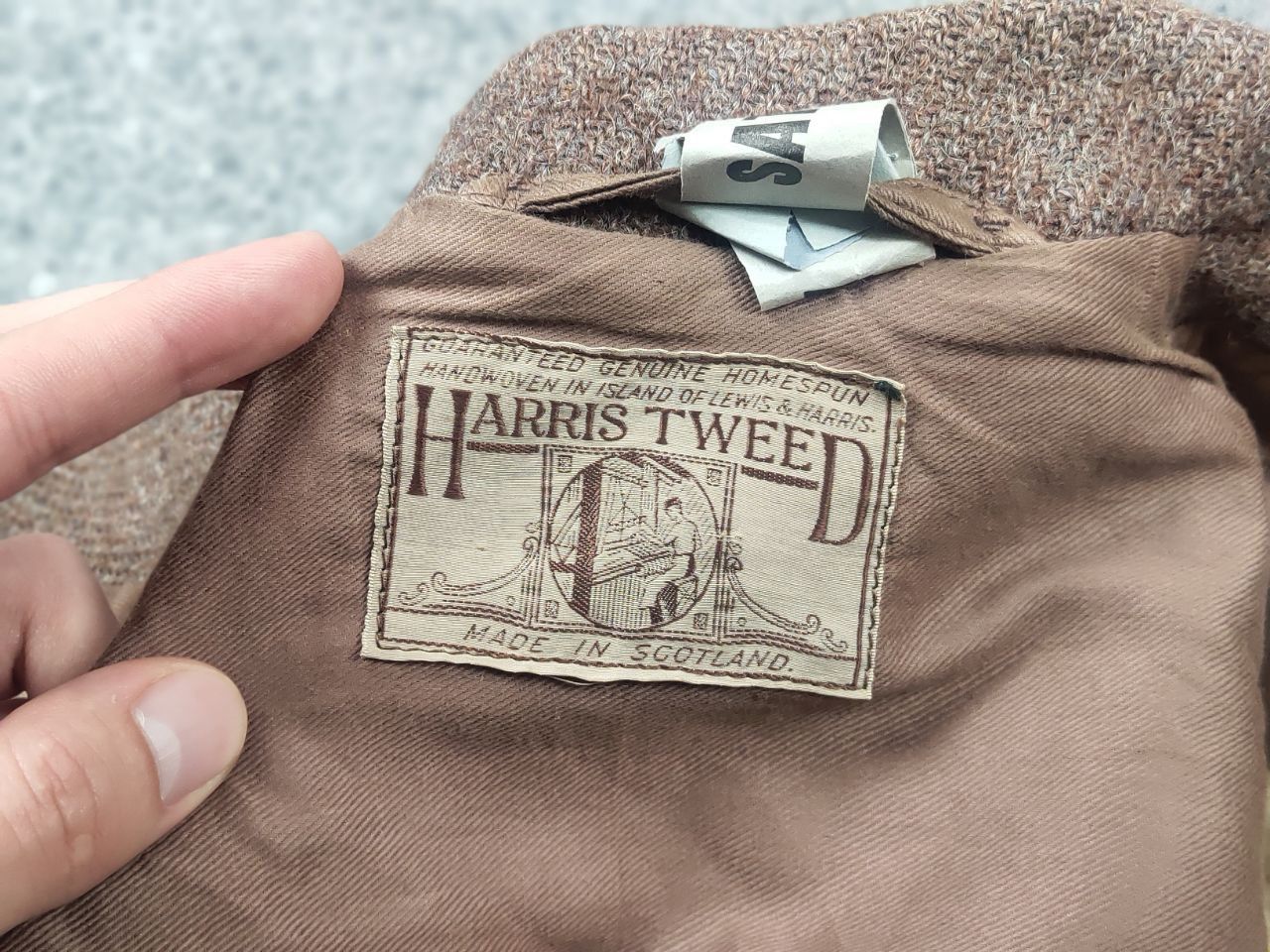 Harris Tweed Harris Tweed Scotland Vintage 50's Wool Blazer Jacket Size S / US 4 / IT 40 - 18 Thumbnail