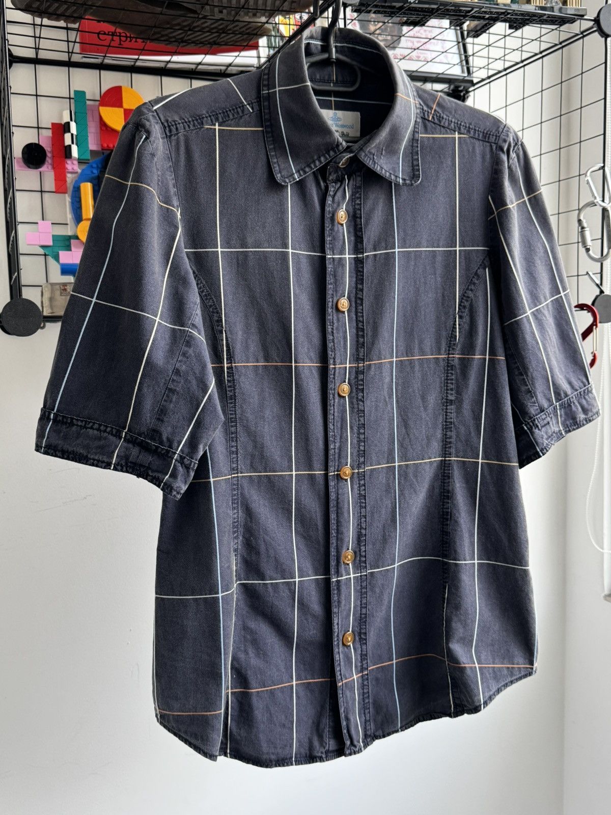 Vivienne Westwood Vintage Vivienne Westwood Checked Short Sleeve Shirt Size M / US 6-8 / IT 42-44 - 2 Thumbnail