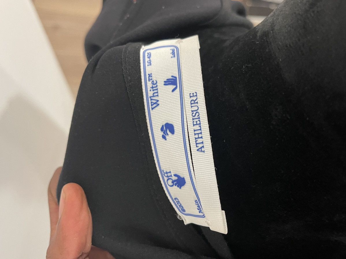 Off-White Off‑White Logo Black Track Zip‑Up Jacket S Size US S / EU 44-46 / 1 - 9 Thumbnail