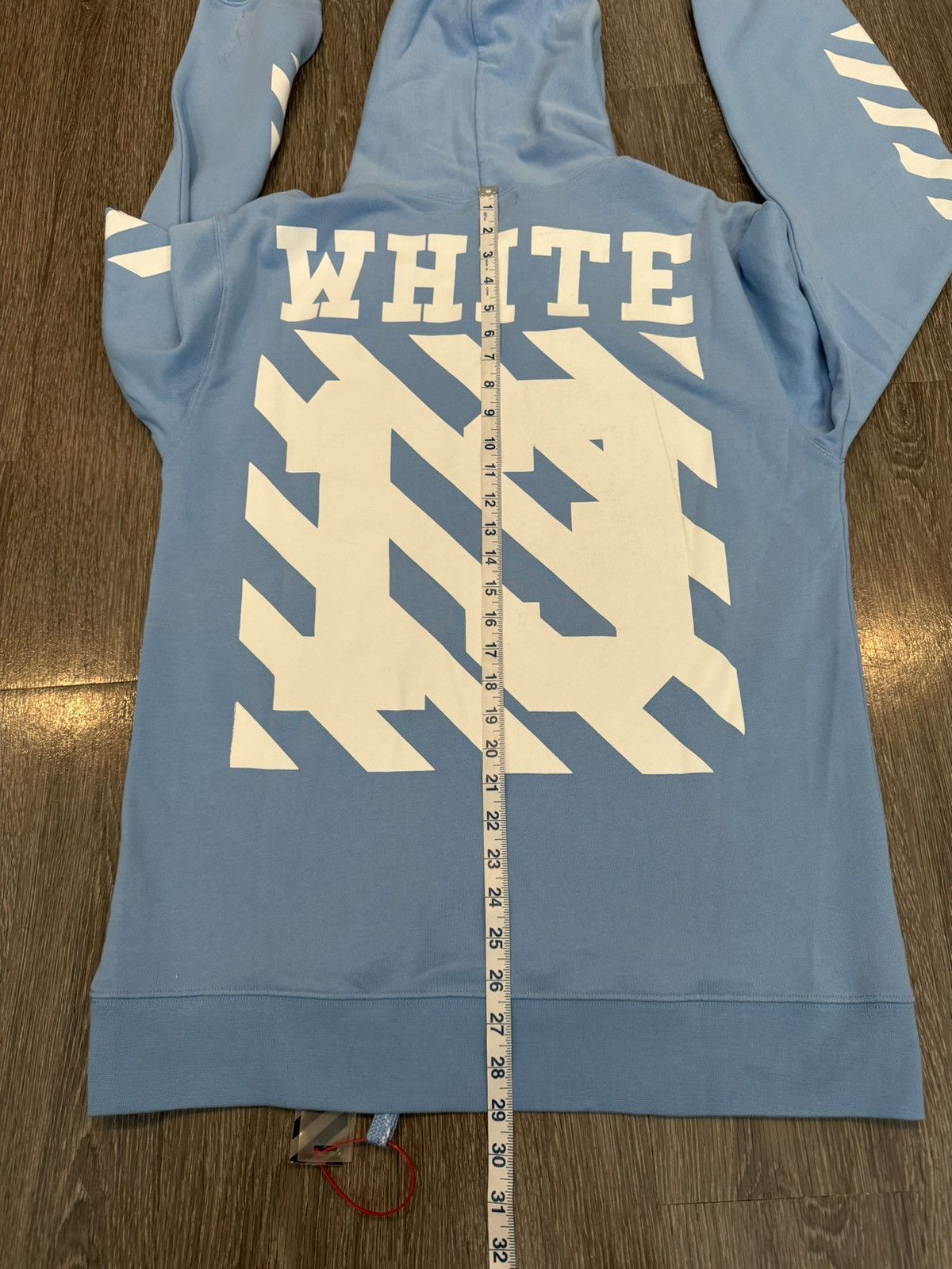 Off-White Off White GRAIL FW14 Caravaggio Hoodie Light Blue Size Large Size US L / EU 52-54 / 3 - 20 Thumbnail