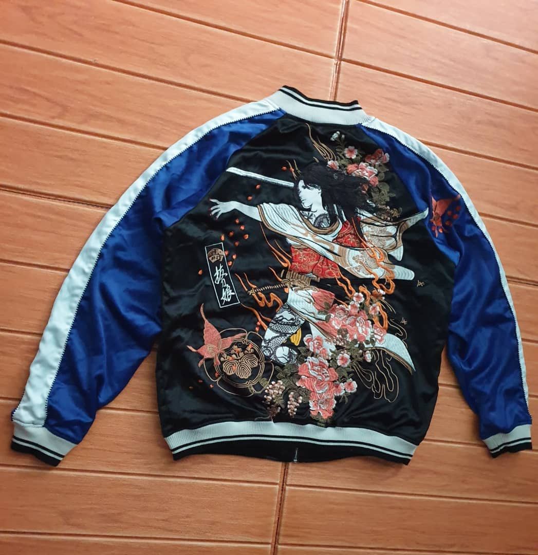 PPFM 💥Divine retribution geisha harajuku Japan souvenir jacket Size US L / EU 52-54 / 3 - 7 Thumbnail