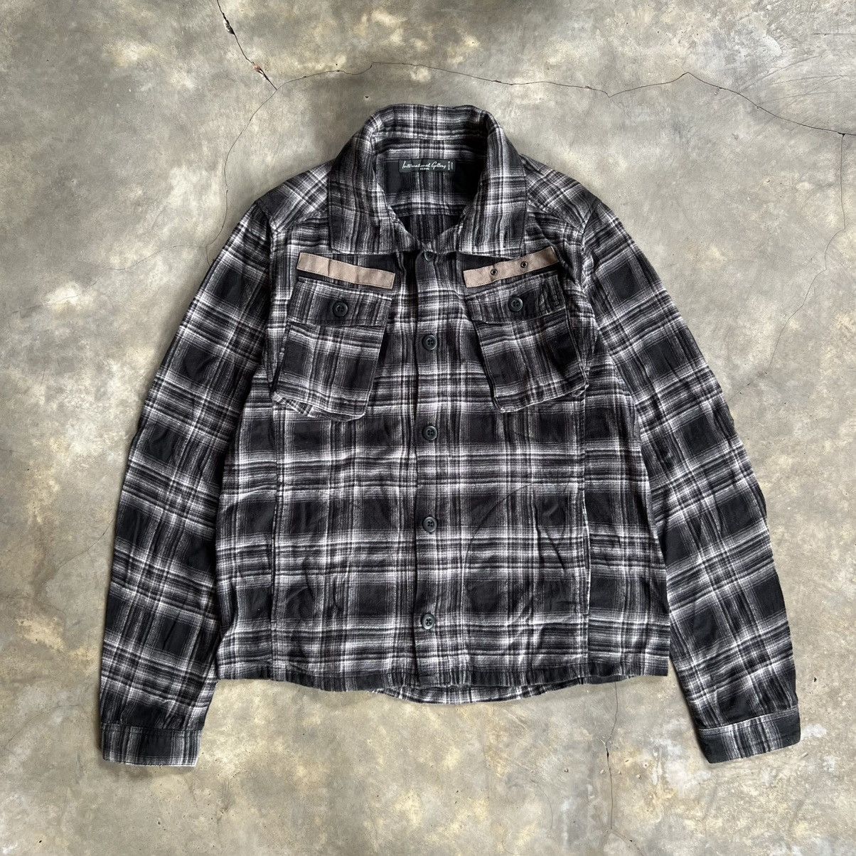 Beams Japan International Gallery Beams Millitary Flannel Shirt Size US L / EU 52-54 / 3 - 1 Thumbnail