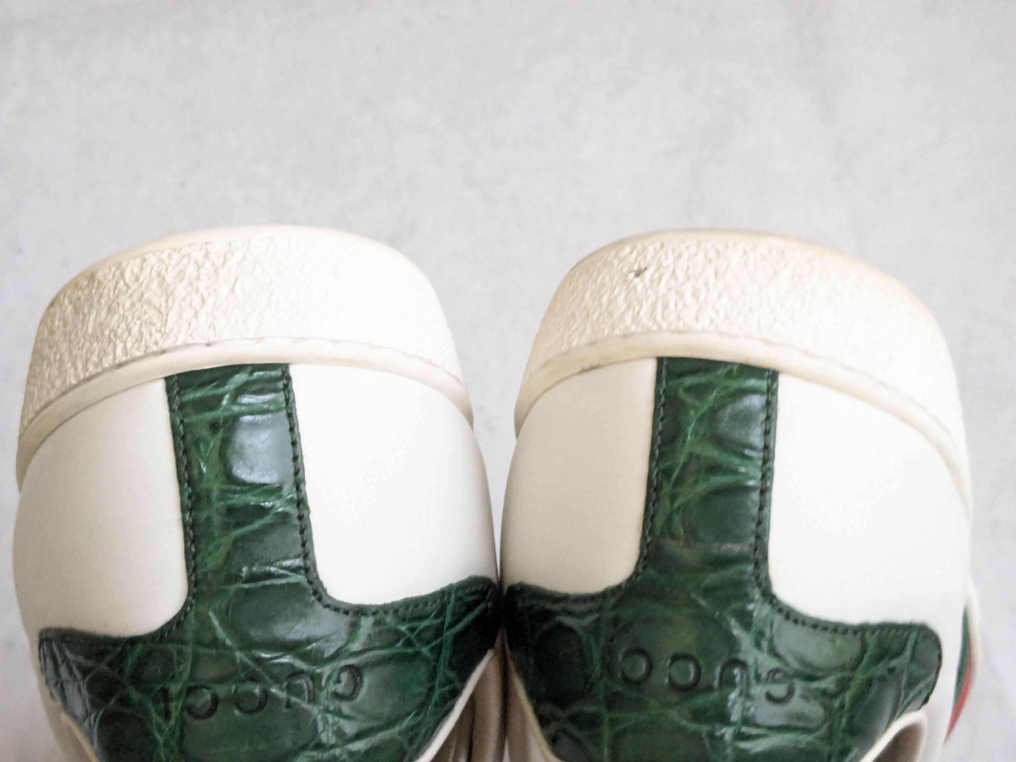 Gucci Gucci Ace Sneakers 8 White Low Tops Leather Size US 8 / EU 41 - 16 Thumbnail
