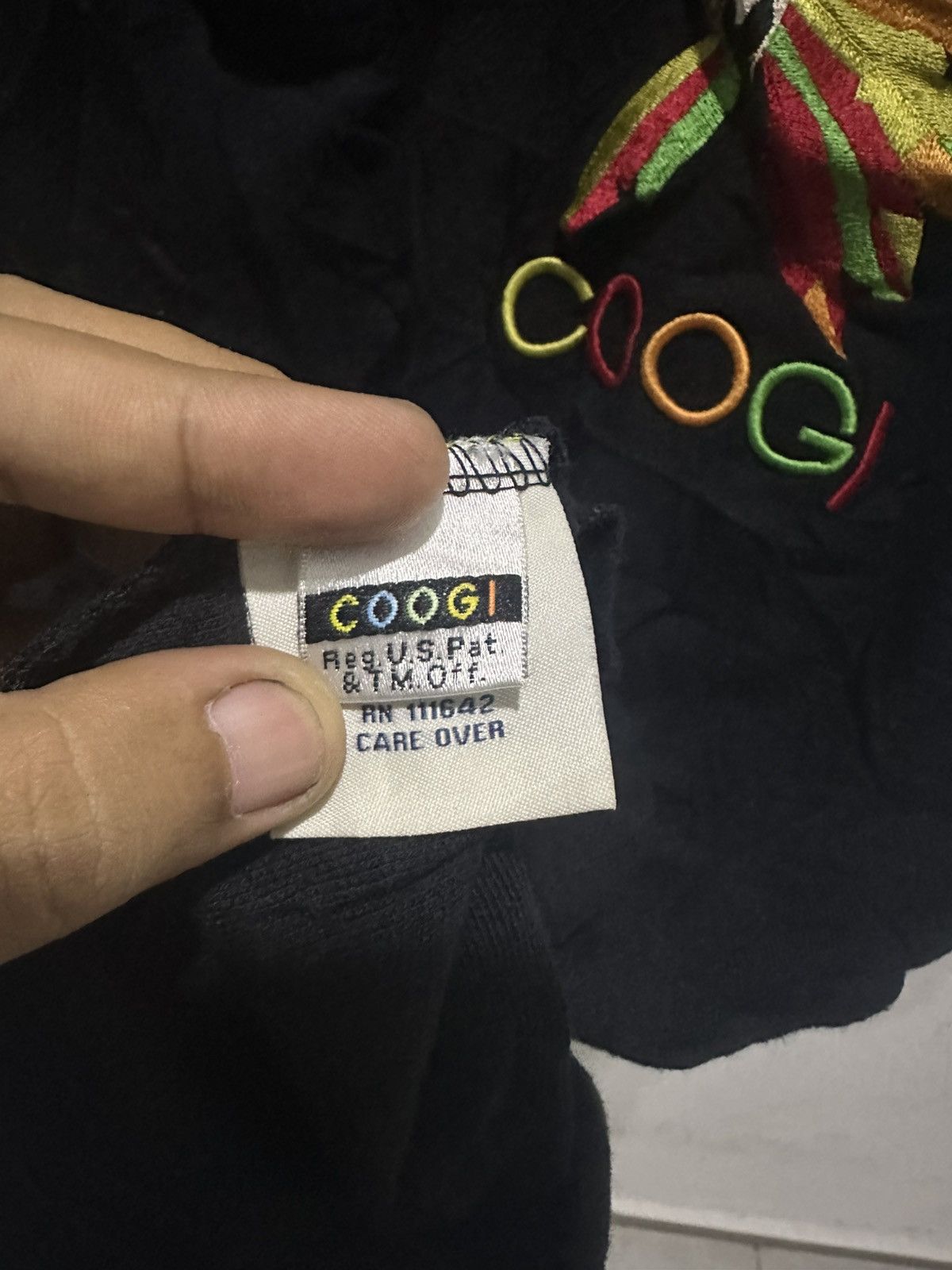 Coogi COOGI Black Long Sleeve Polo Shirt Neon Yellow Trim Size US XL / EU 56 / 4 - 5 Thumbnail