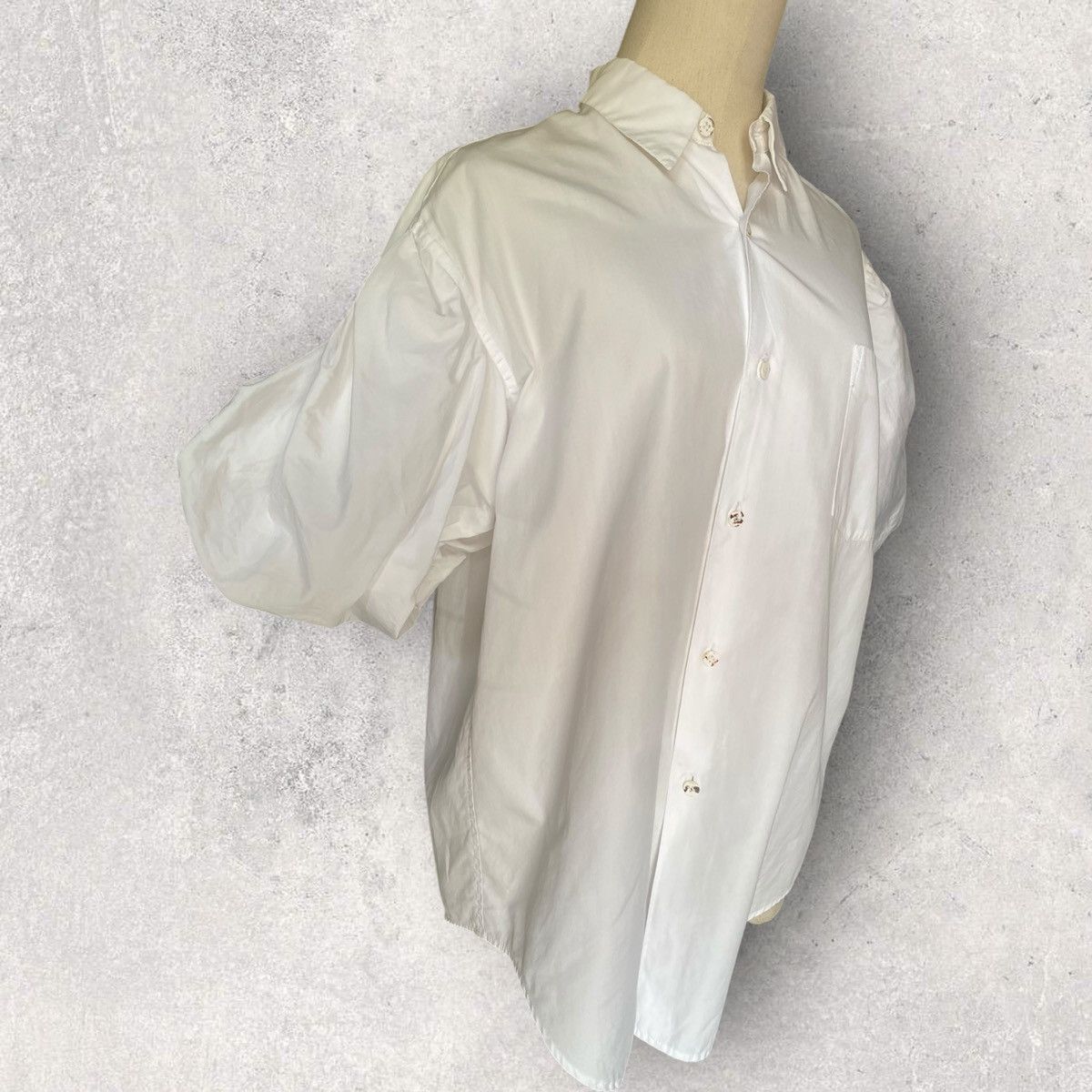 Comme des Garcons Vintage 90’s Ruffle Sleeve Shirt Size M / US 6-8 / IT 42-44 - 3 Thumbnail