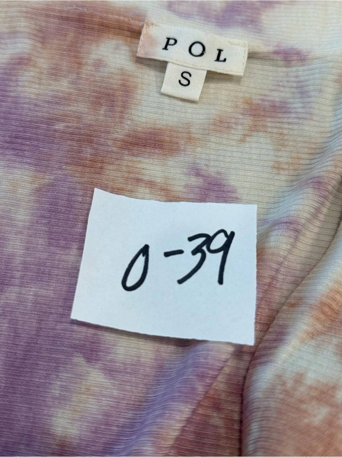 Polo Ralph Lauren POL tie dye sweatshirt V neck capped sleeves pink purple SM Size S / US 4 / IT 40 - 9 Thumbnail