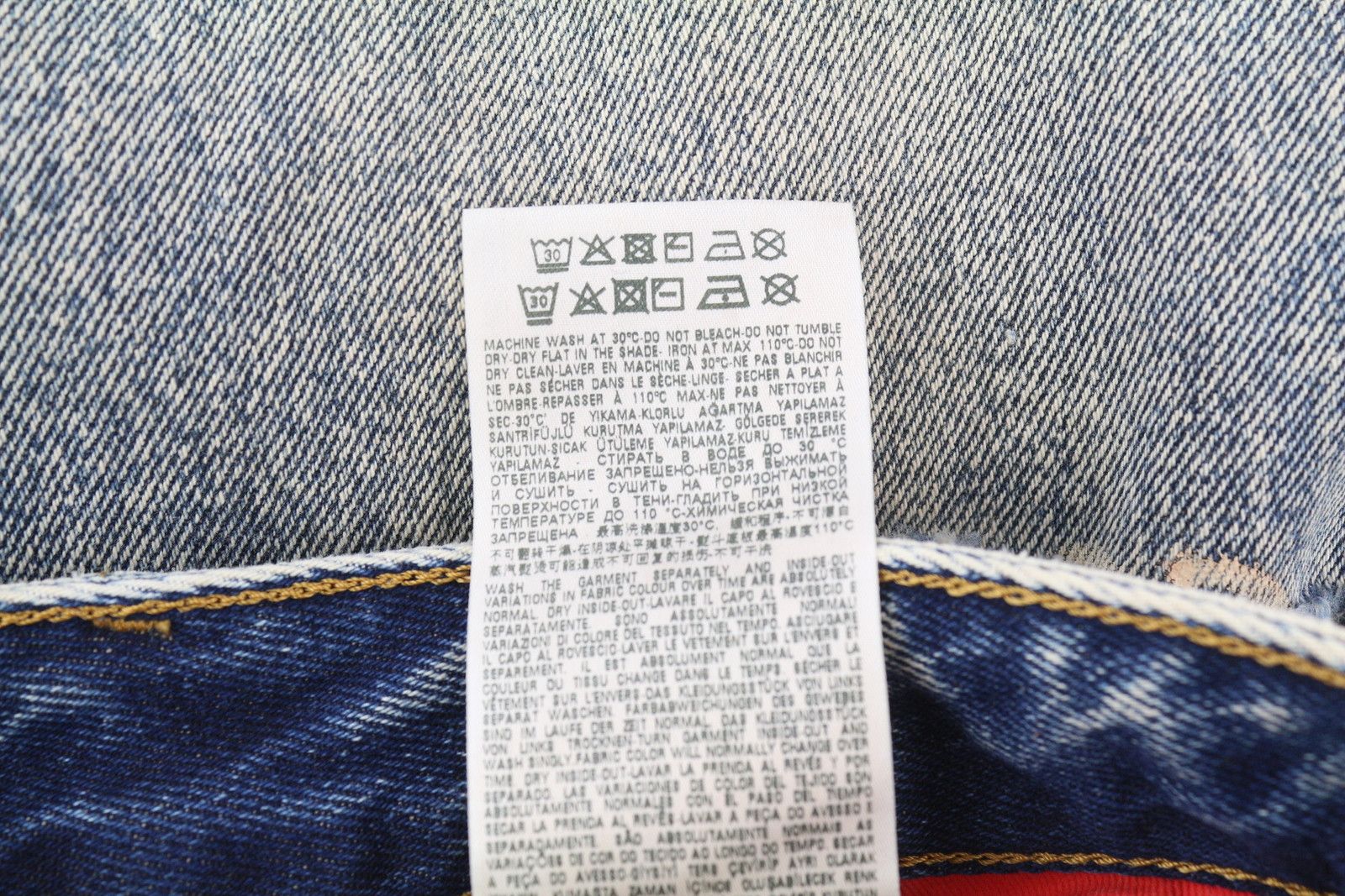 Diesel 1955 09E10 W31/L32 Blue Regular Straight Distress 85392 Size US 31 - 10 Thumbnail