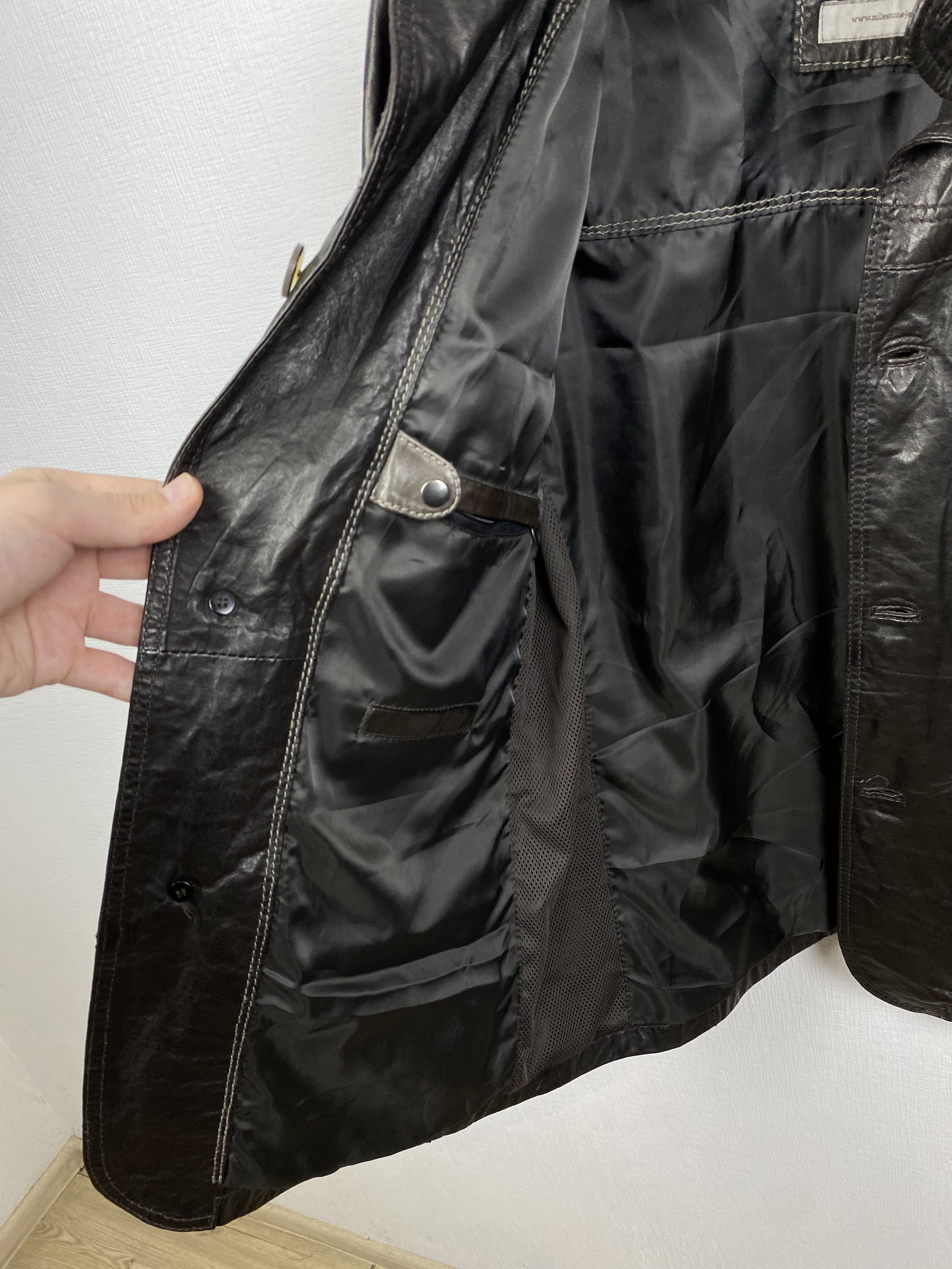 Milestone Milestone Genuine Leather Jacket Men size S Size US S / EU 44-46 / 1 - 12 Thumbnail