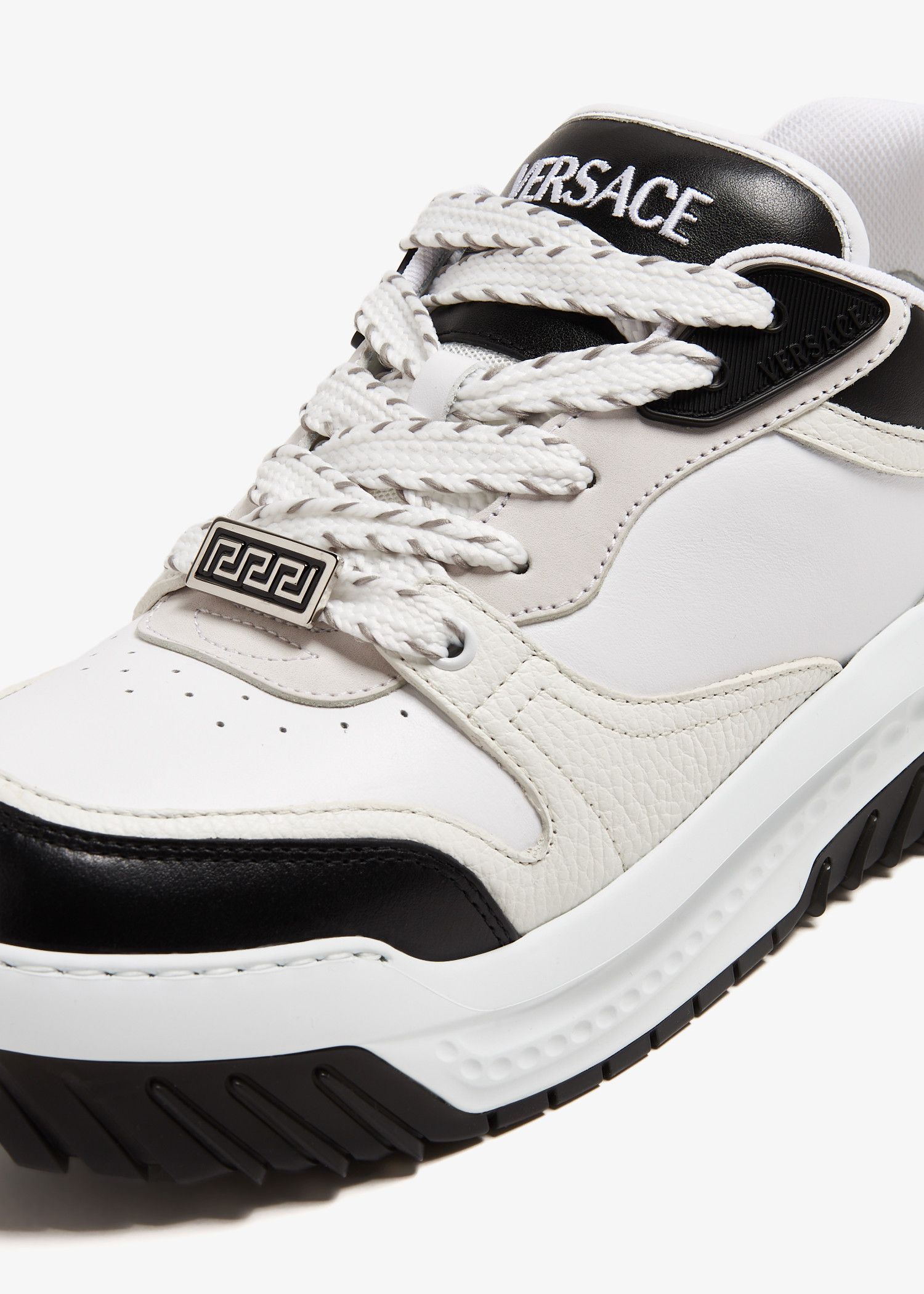 Versace o1s22i1n1224 Odiessea Sneakers in White Black Size US 12 / EU 45 - 3 Thumbnail