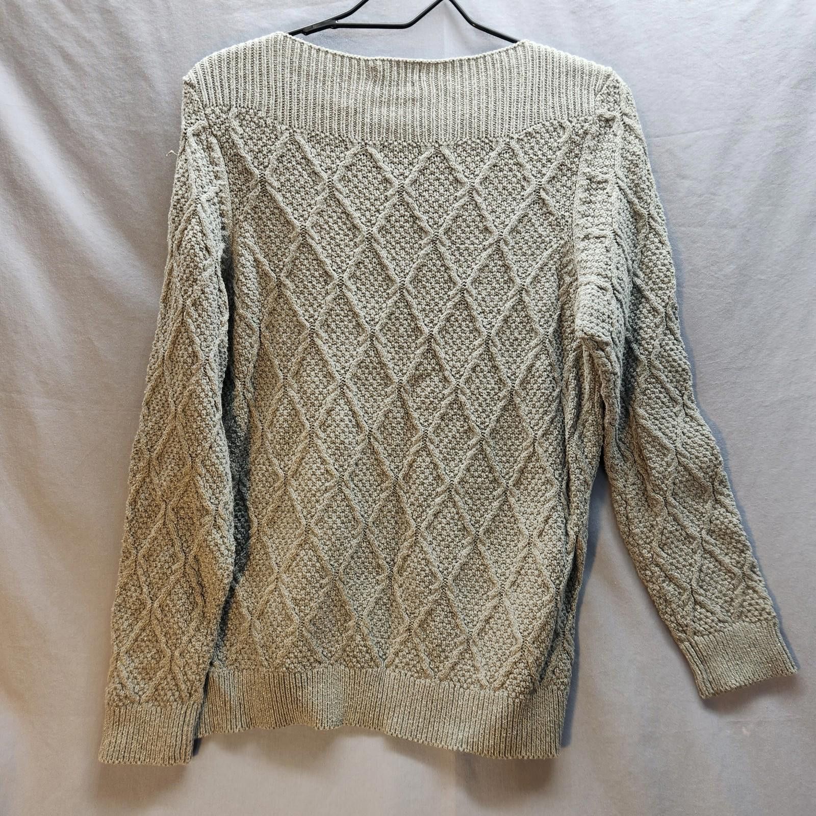 Croft & Barrow Croft And Barrow Womens Sweater Gray Size Large Size L / US 10 / IT 46 - 6 Thumbnail