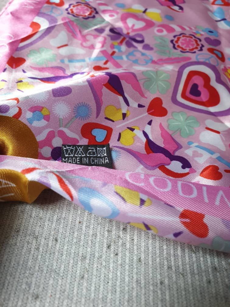 Japanese Brand Godiva premium multicolour scarves Size ONE SIZE - 2 Thumbnail