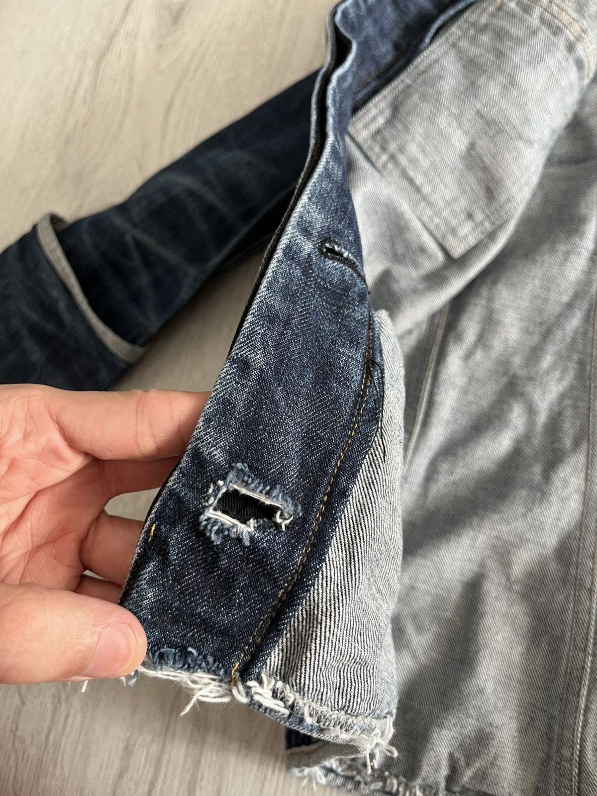 Helmut Lang Helmut Lang 1997 GTR Denim jacket Size US M / EU 48-50 / 2 - 9 Thumbnail