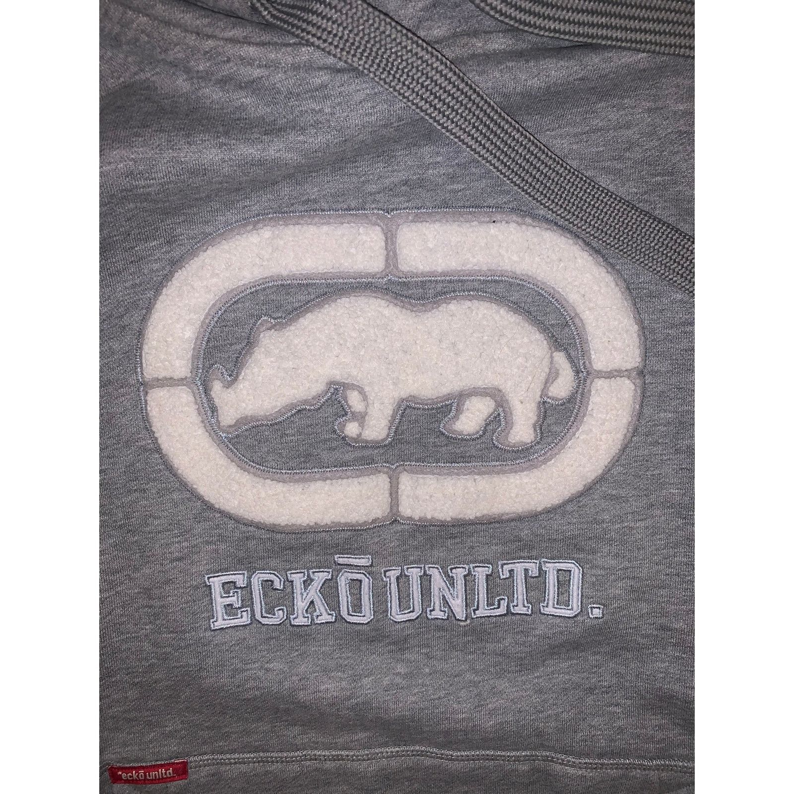 Ecko Unltd. Ecko Unltd Grey Hoodie XL Y2K Streetwear Size US XL / EU 56 / 4 - 9 Thumbnail