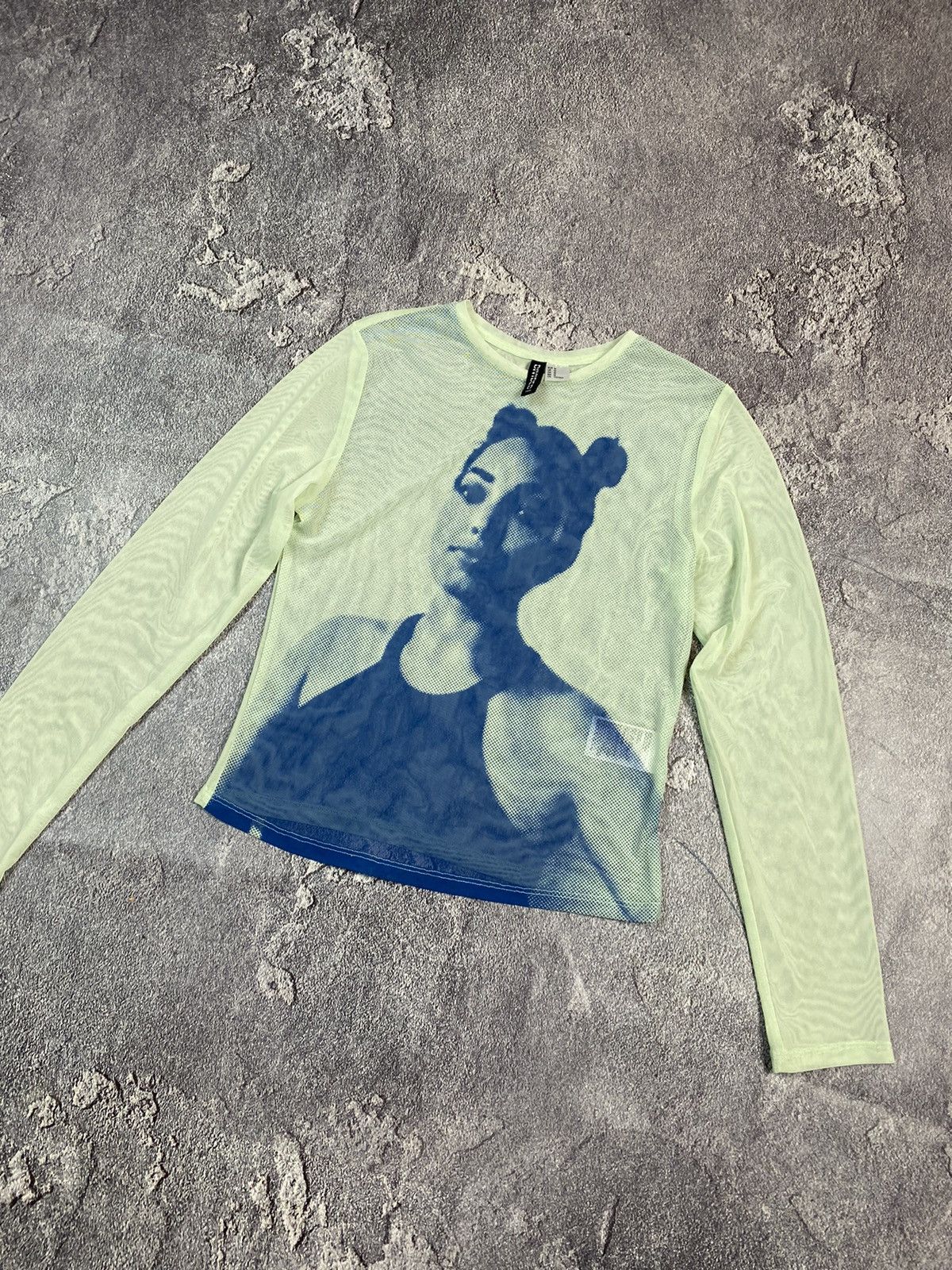 20471120 × Beauty Beast × If Six Was Nine Y2K Girl Mesh Longsleeve Streetwear Size M / US 6-8 / IT 42-44 - 2 Thumbnail