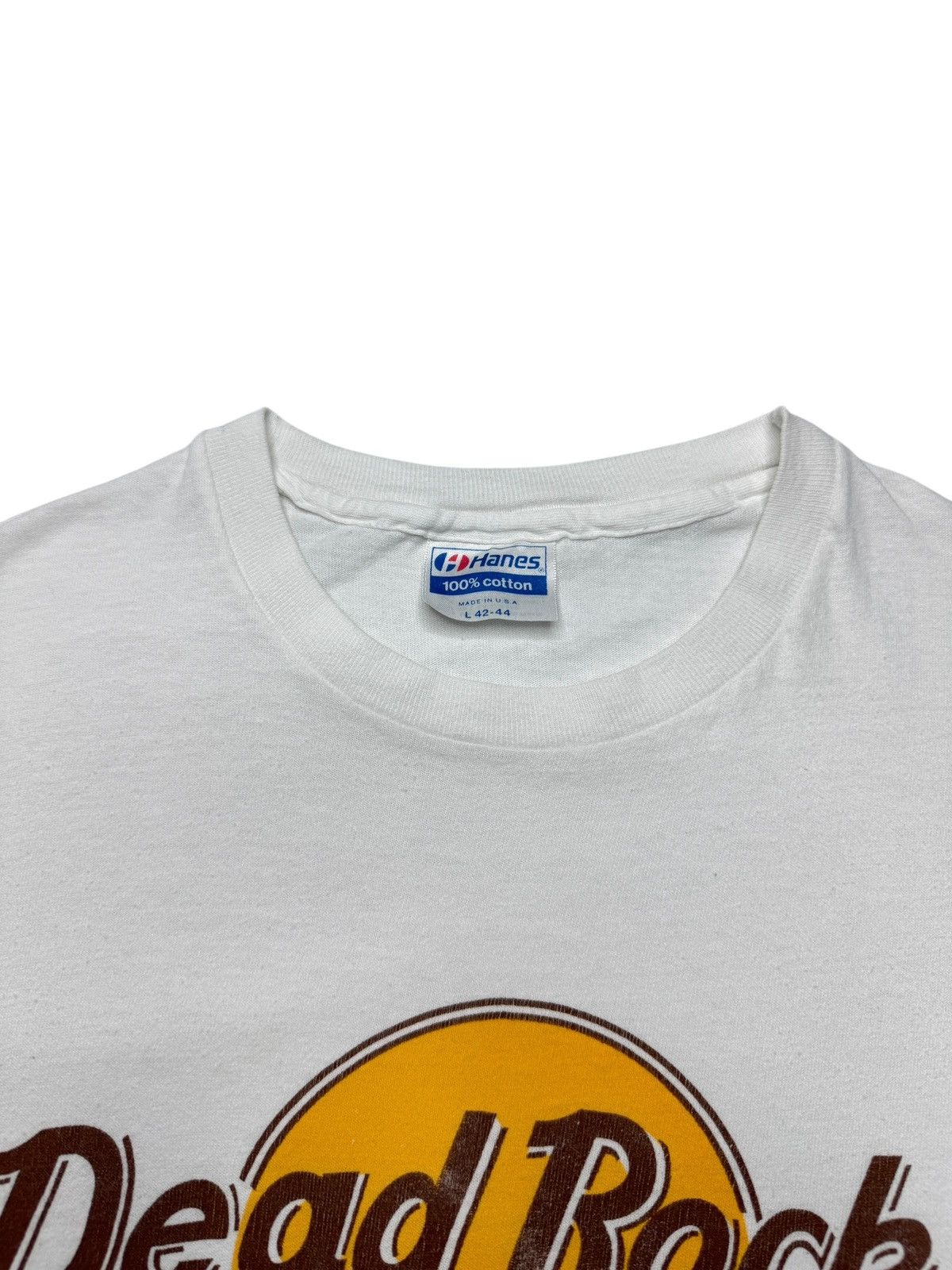 Grateful Dead Vintage 1987 Grateful Dead Rock Cafe Alpine Valley Tee Shirt Size US L / EU 52-54 / 3 - 5 Thumbnail