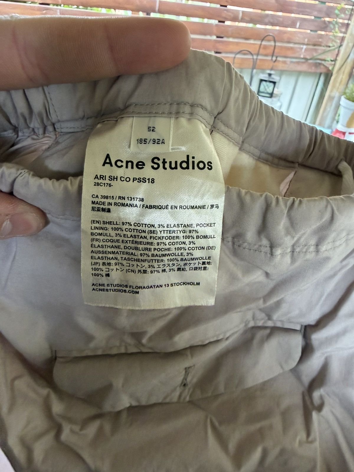 Acne Studios ACNE STUDIOS casual shorts Size US 40 / EU 56 - 4 Thumbnail