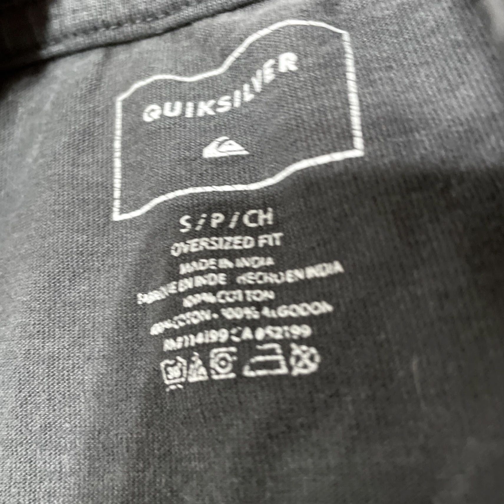 Quiksilver Quiksilver Shirt Men S Oversized Black Purple Aqua Beach Skate Wave Graphic Tee Shirt Size US S / EU 44-46 / 1 - 7 Thumbnail