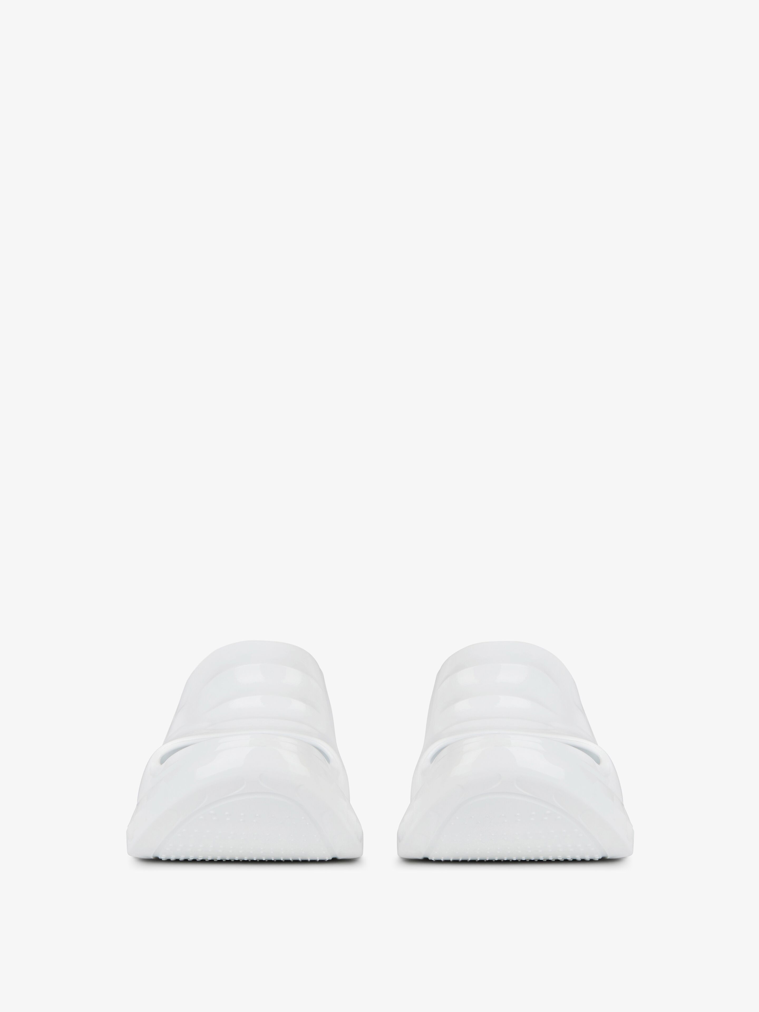 Givenchy oc11z0825 Marshmallow Wedge Sandals In Rubber in White Size US 11 / IT 41 - 2 Thumbnail