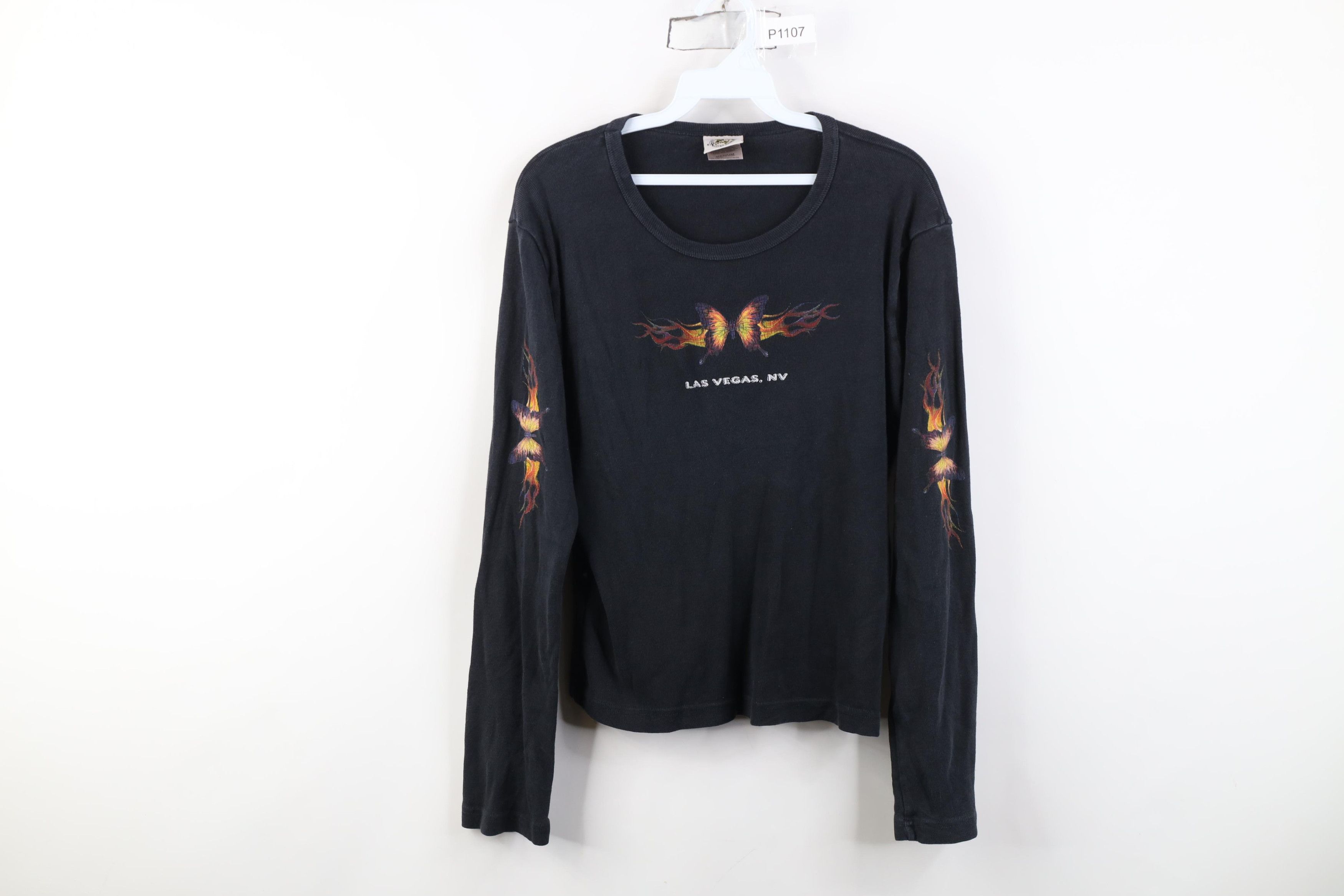 Vintage Vintage 90s Y2K Babydoll Fire Flames Cropped T-Shirt Size M / US 6-8 / IT 42-44 - 1 Thumbnail
