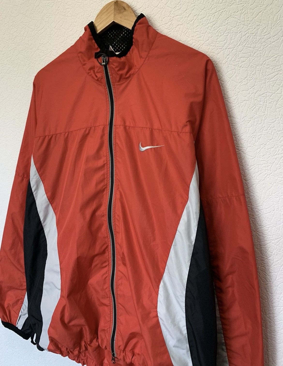 Vintage Vintage 90’s Nike Nylon Track Jacket Sweatshirt Size US L / EU 52-54 / 3 - 2 Thumbnail