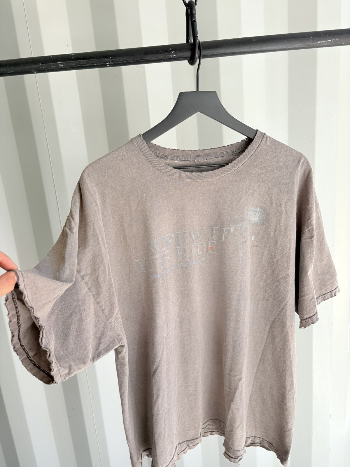 Vintage Vintage Harley Shirt Faded Thrashed Distressed Band Grunge Size US XL / EU 56 / 4 - 3 Thumbnail