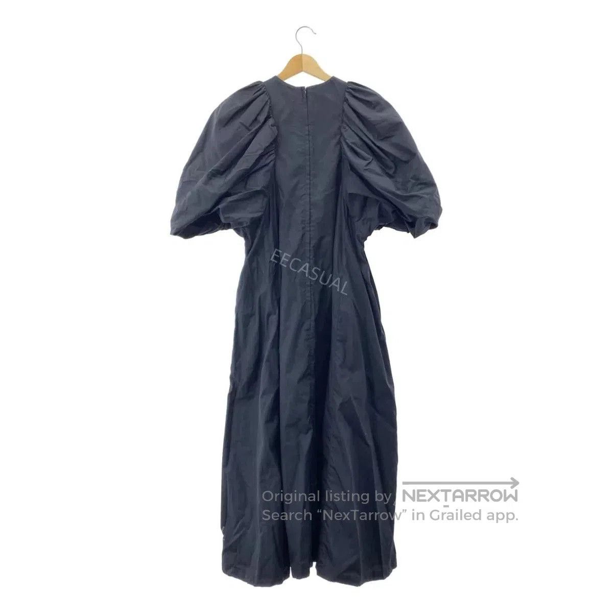Noir Kei Ninomiya Noir Kei Ninomiya Black Cotton Dress. Size M / US 6-8 / IT 42-44 - 2 Thumbnail
