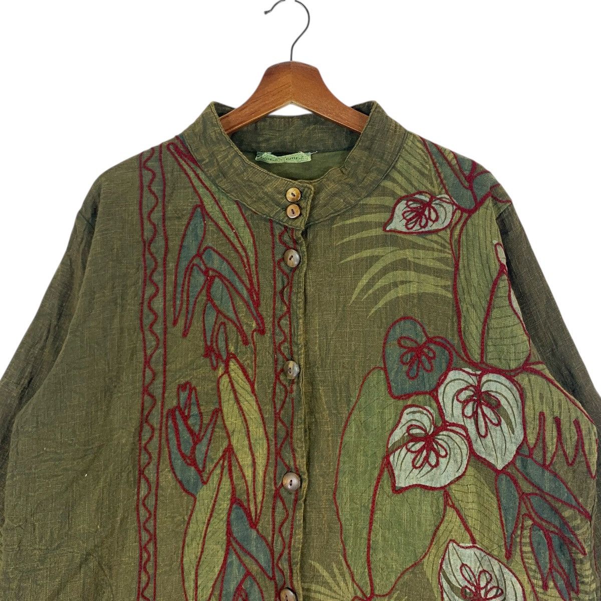 Japanese Brand × Vintage Vintage Printed Design Button Ups Jacket Size US L / EU 52-54 / 3 - 2 Thumbnail