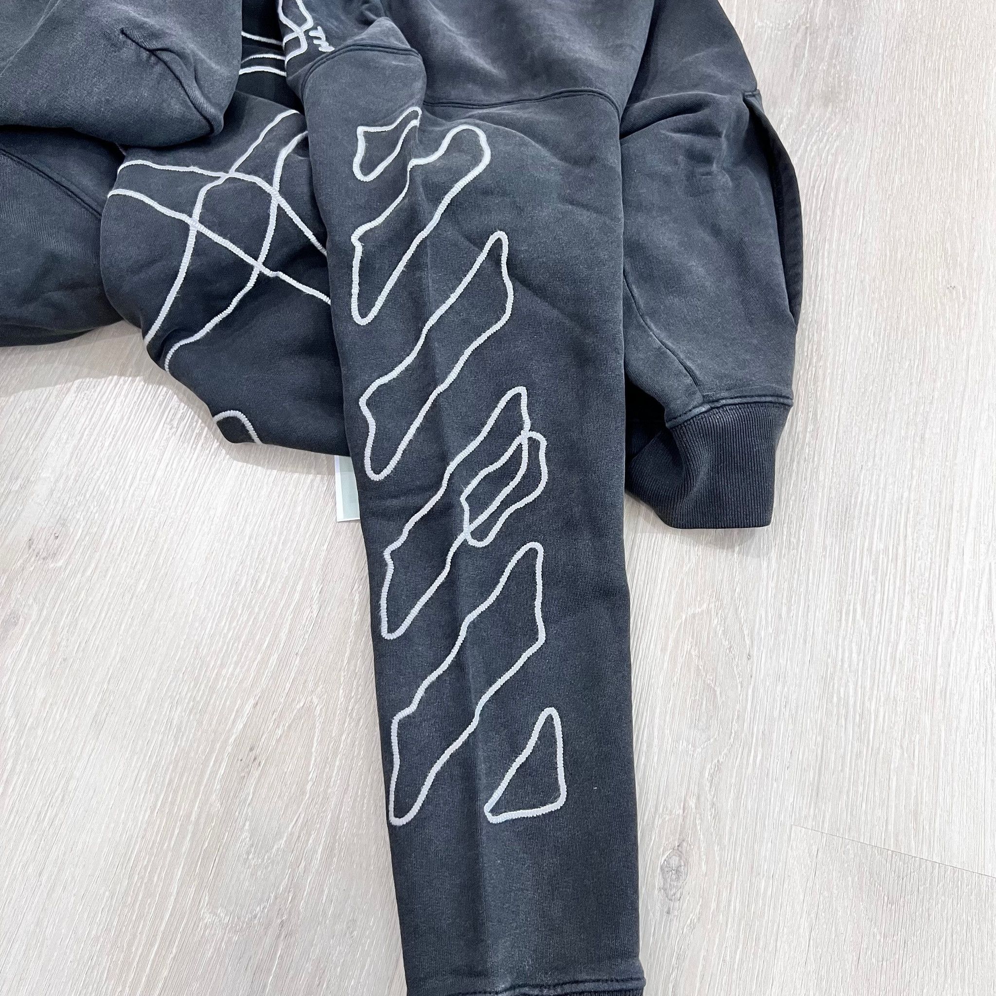 Off-White Off-white Arrows Extended Lace Full Zip Hooded Jacket Size US M / EU 48-50 / 2 - 6 Thumbnail