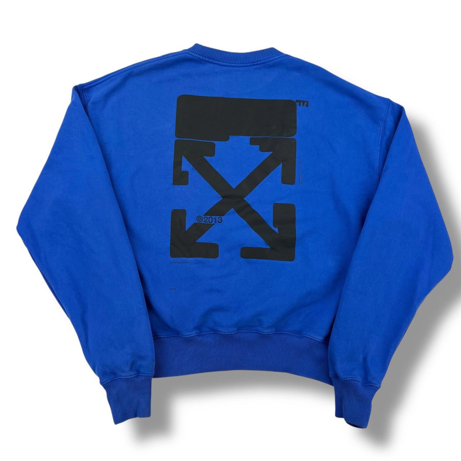 Off-White Off-White Tech Marker Arrows Sweatshirt Blue Size US L / EU 52-54 / 3 - 2 Thumbnail