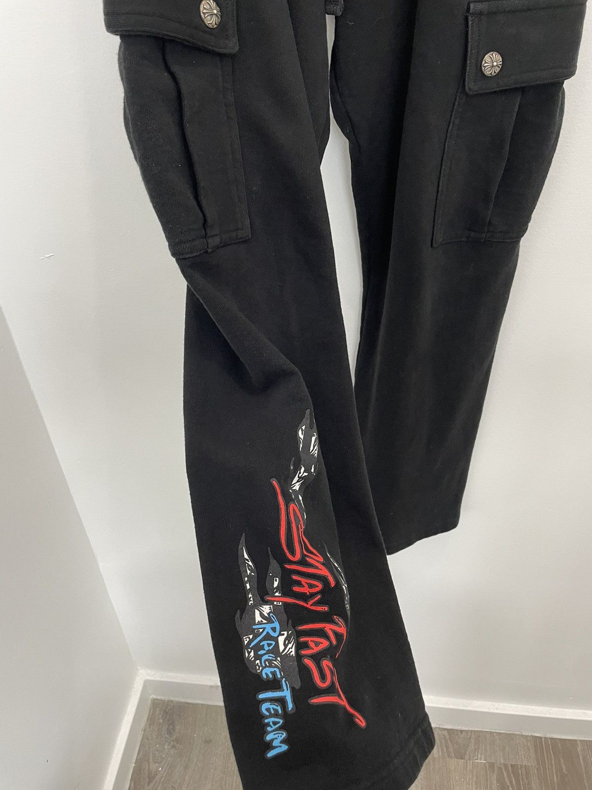 Chrome Hearts Chrome Hearts Matty Boy "Stay Fast" Cargo Sweatpants Size US 30 / EU 46 - 4 Thumbnail