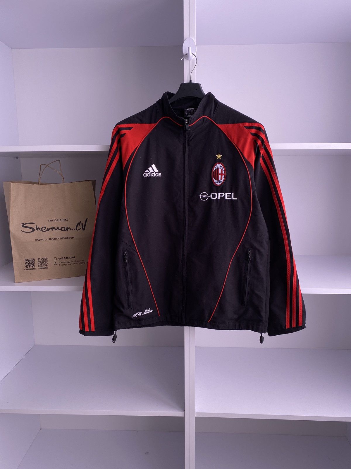 Adidas × Vintage Adidas Milan vintage zip sweatshirt retro 90s Size US L / EU 52-54 / 3 - 1 Thumbnail
