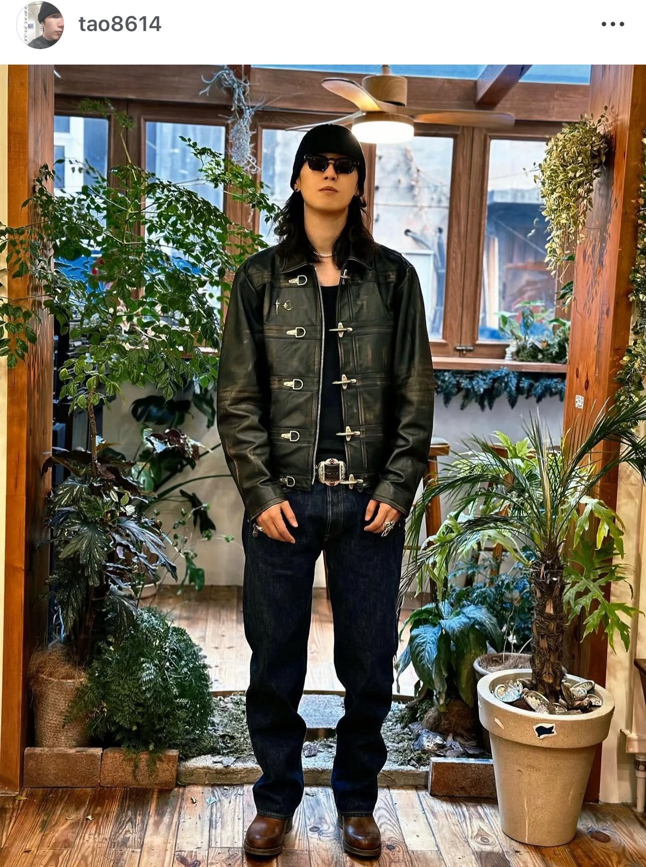Thug Club Thug Club 25ss Leather Jacket，size 3 Size US L / EU 52-54 / 3 - 5 Thumbnail