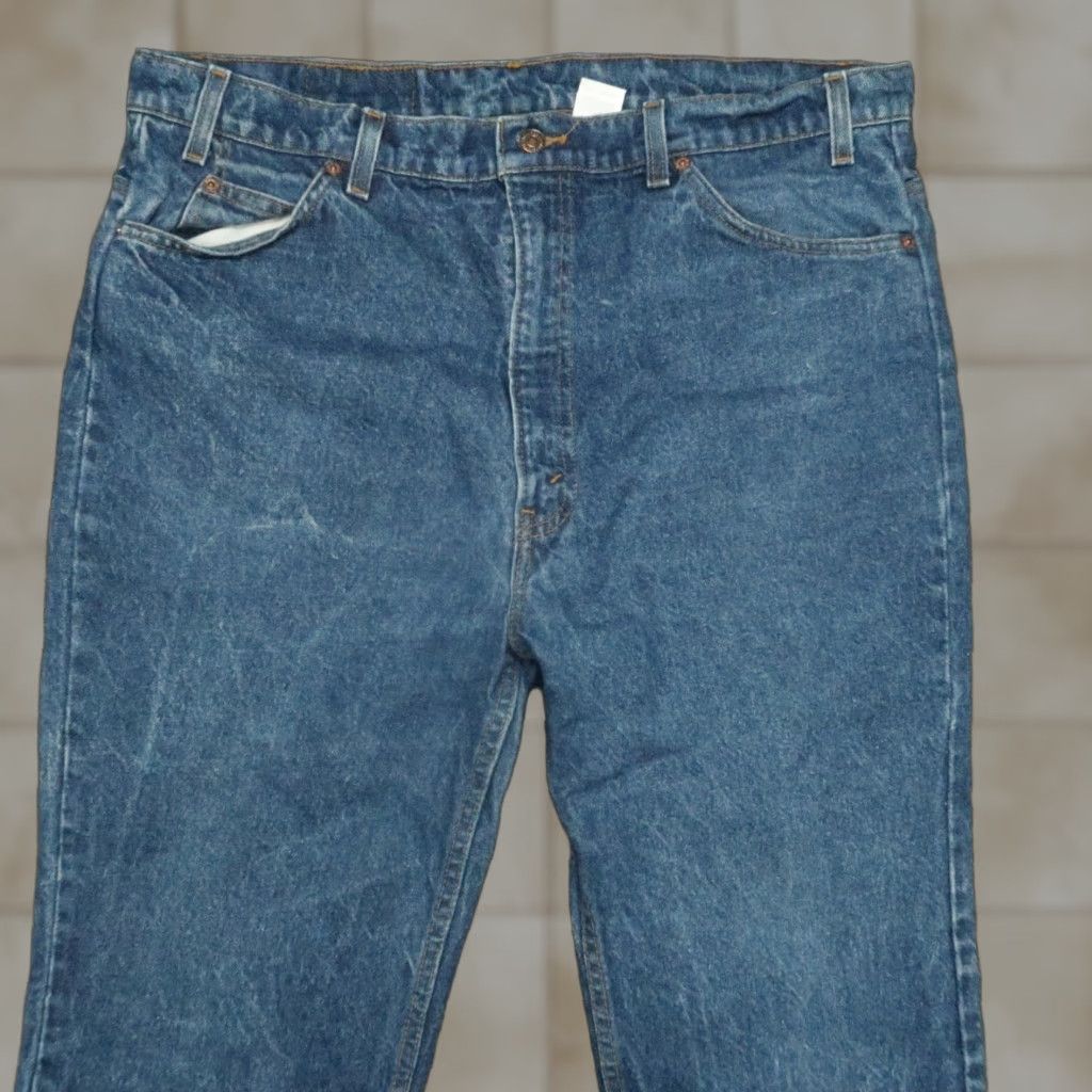 Levi's VINTAGE Levi's Jeans Mens 40x32 Blue 517 Stonewash Bootcut USA 90s Y2K Levi's 500 Series Jeans Mens Regular 40 Blue Size US 40 / EU 56 - 1 Thumbnail