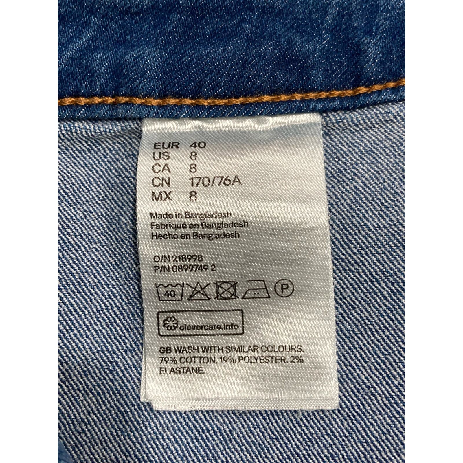 Other Women's High Waisted Skinny Ankle Jeans Blue Size 8 Slim Fit Size 30" / US 8 / IT 44 - 2 Thumbnail