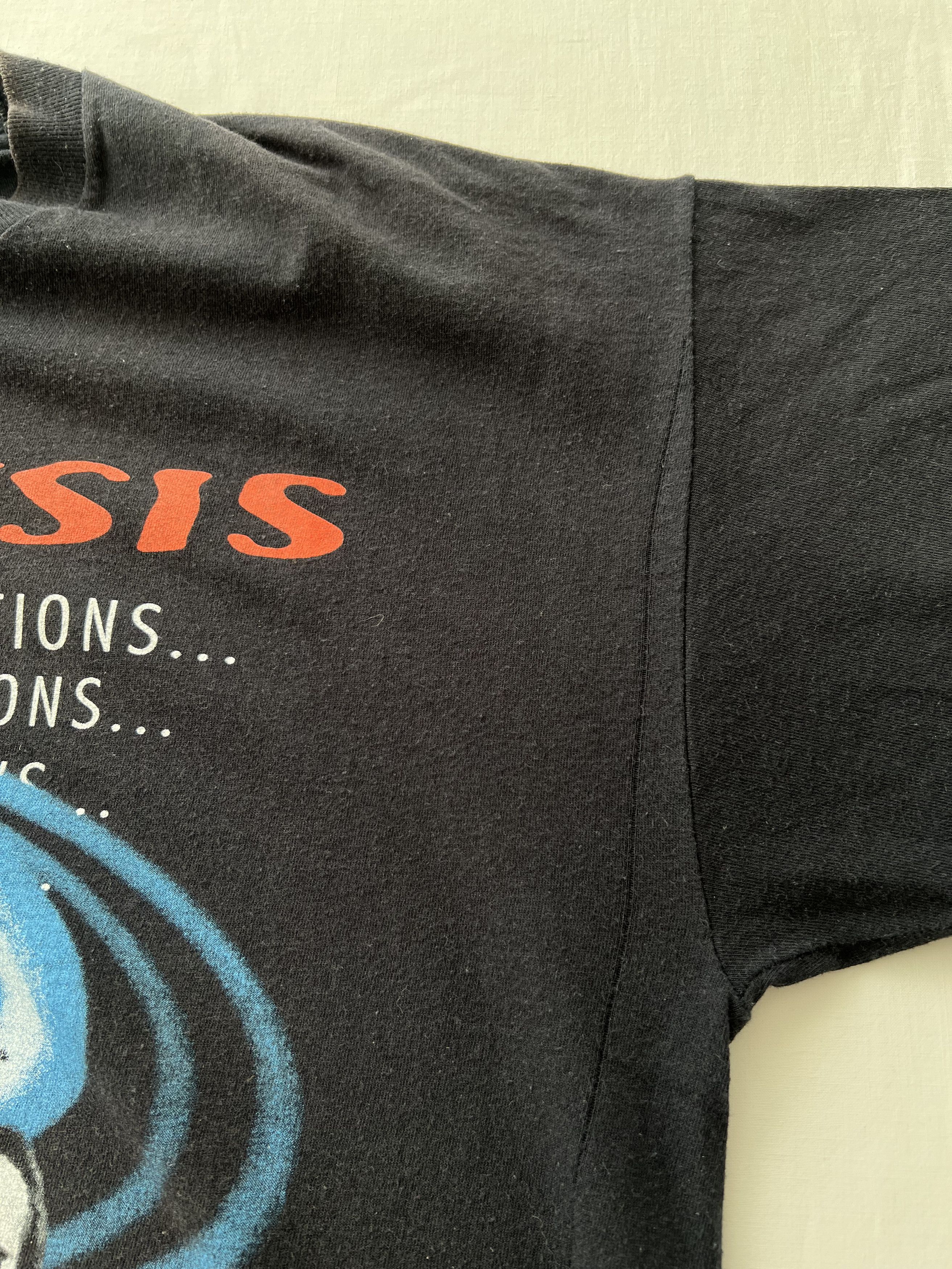 Band Tees × Vintage Vintage 1998 Genesis European Tour 98 Black Tee Size US XL / EU 56 / 4 - 9 Thumbnail