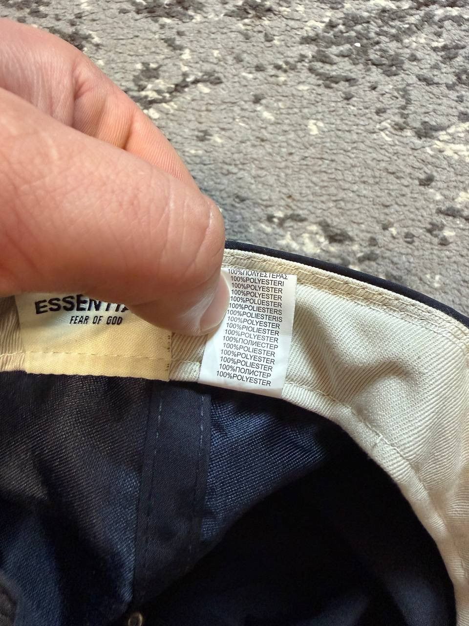 Fear of God × New Era New era FOG fear of god essentials RC 950 black cap A-Frame Size ONE SIZE - 10 Thumbnail