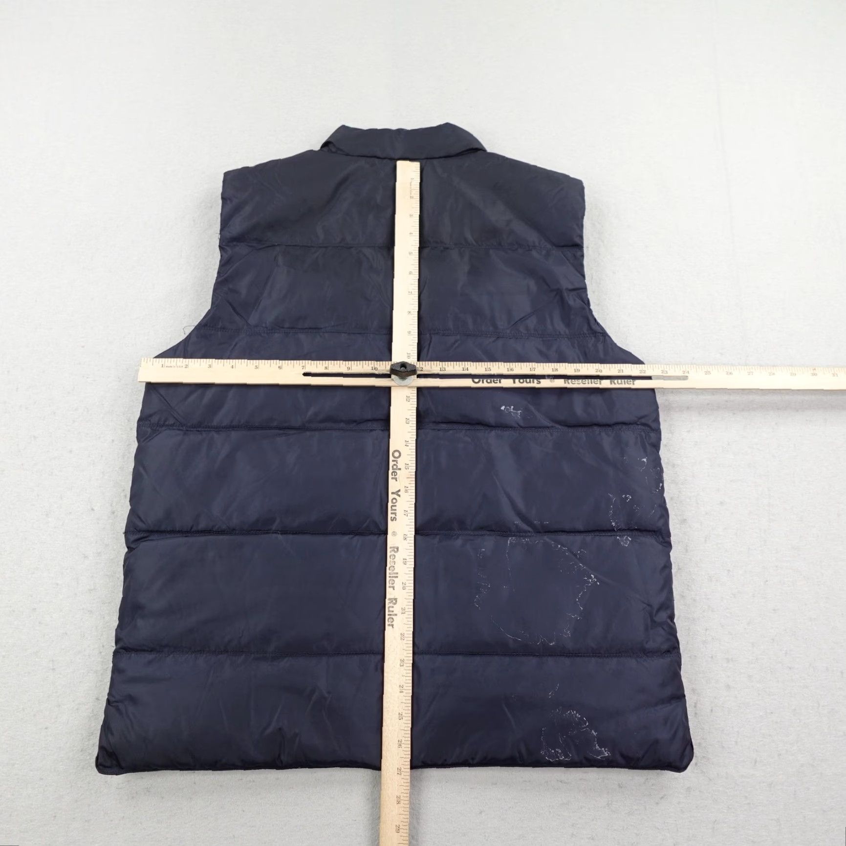 Orvis VINTAGE Orvis Vest Mens Medium Blue Duck Down Essex Puffer Quilted Zip Snap Insulated Size US M / EU 48-50 / 2 - 6 Thumbnail