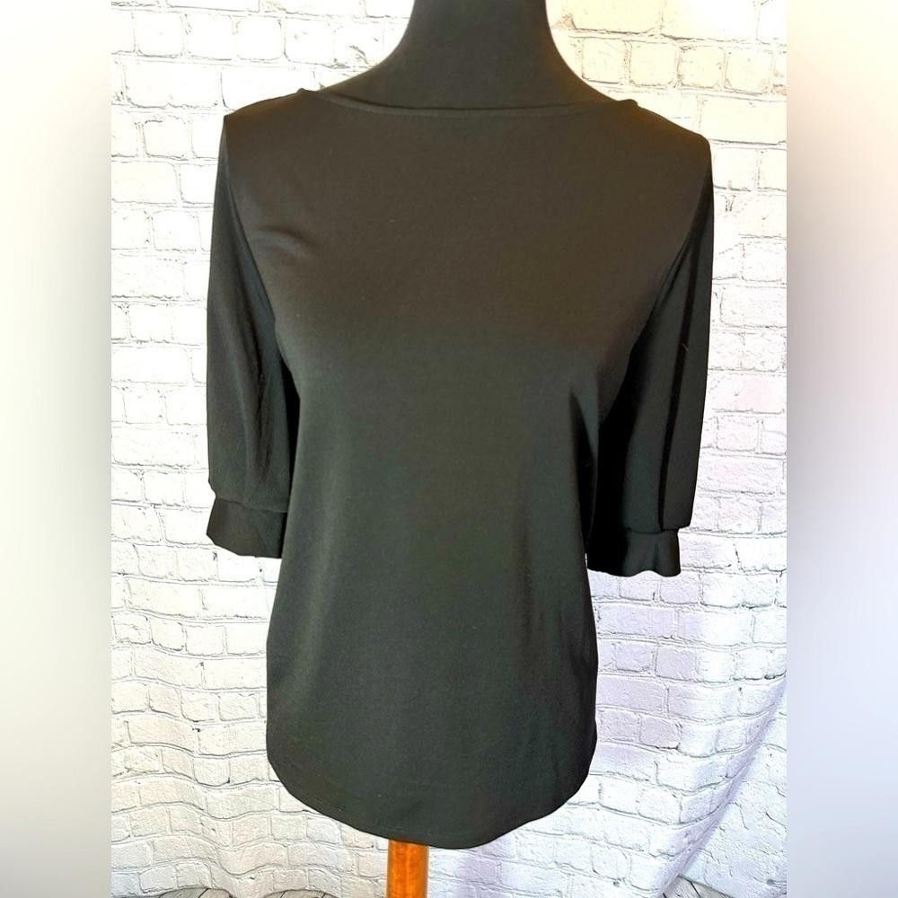 H&M H&M Black Shirt Silky and Sexy Size Large Size L / US 10 / IT 46 - 1 Thumbnail