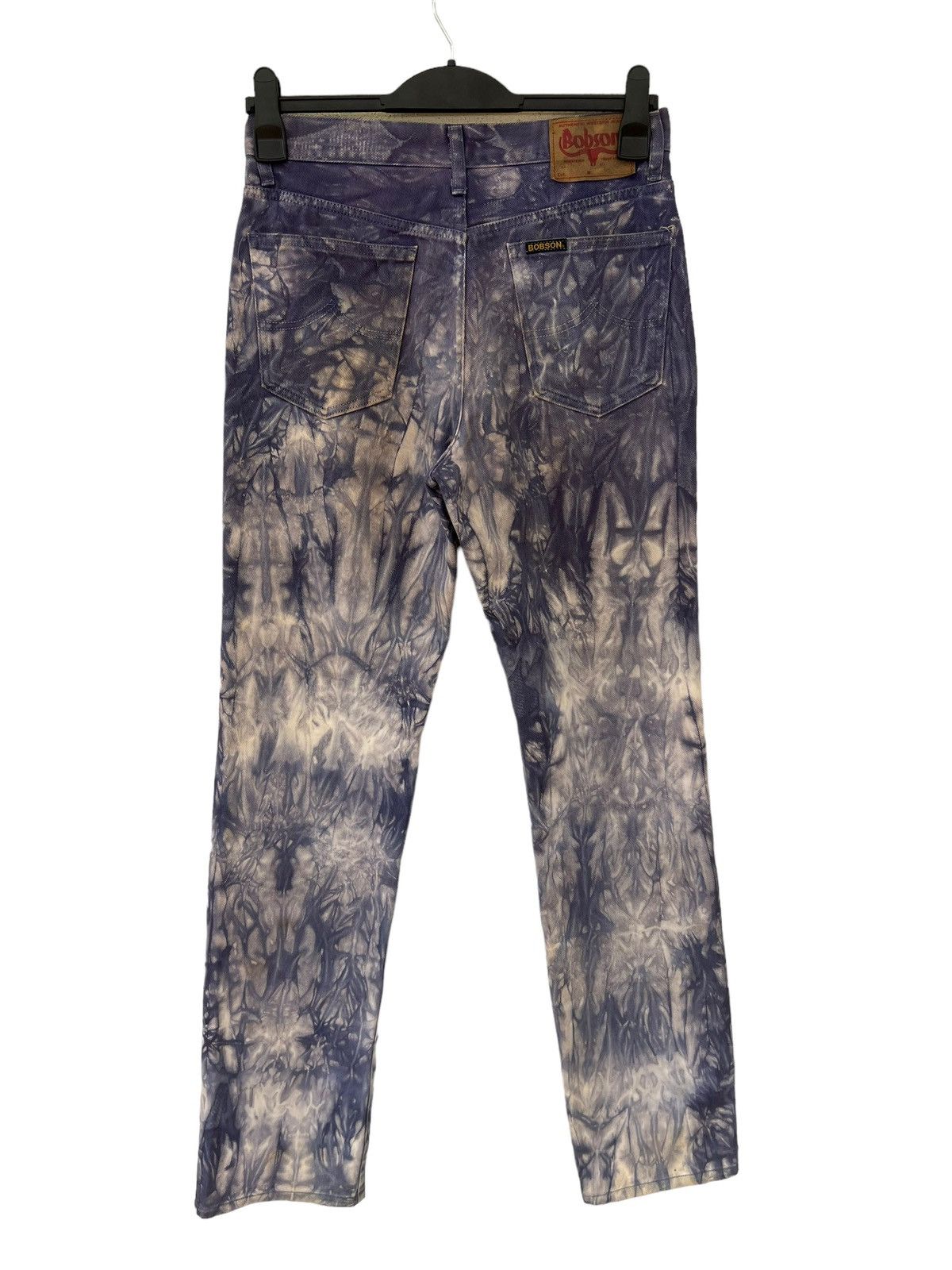 Big John Japan Brand BOBSON Made in Japan Purple Tie Dye Denim Jeans Size US 30 / EU 46 - 15 Thumbnail